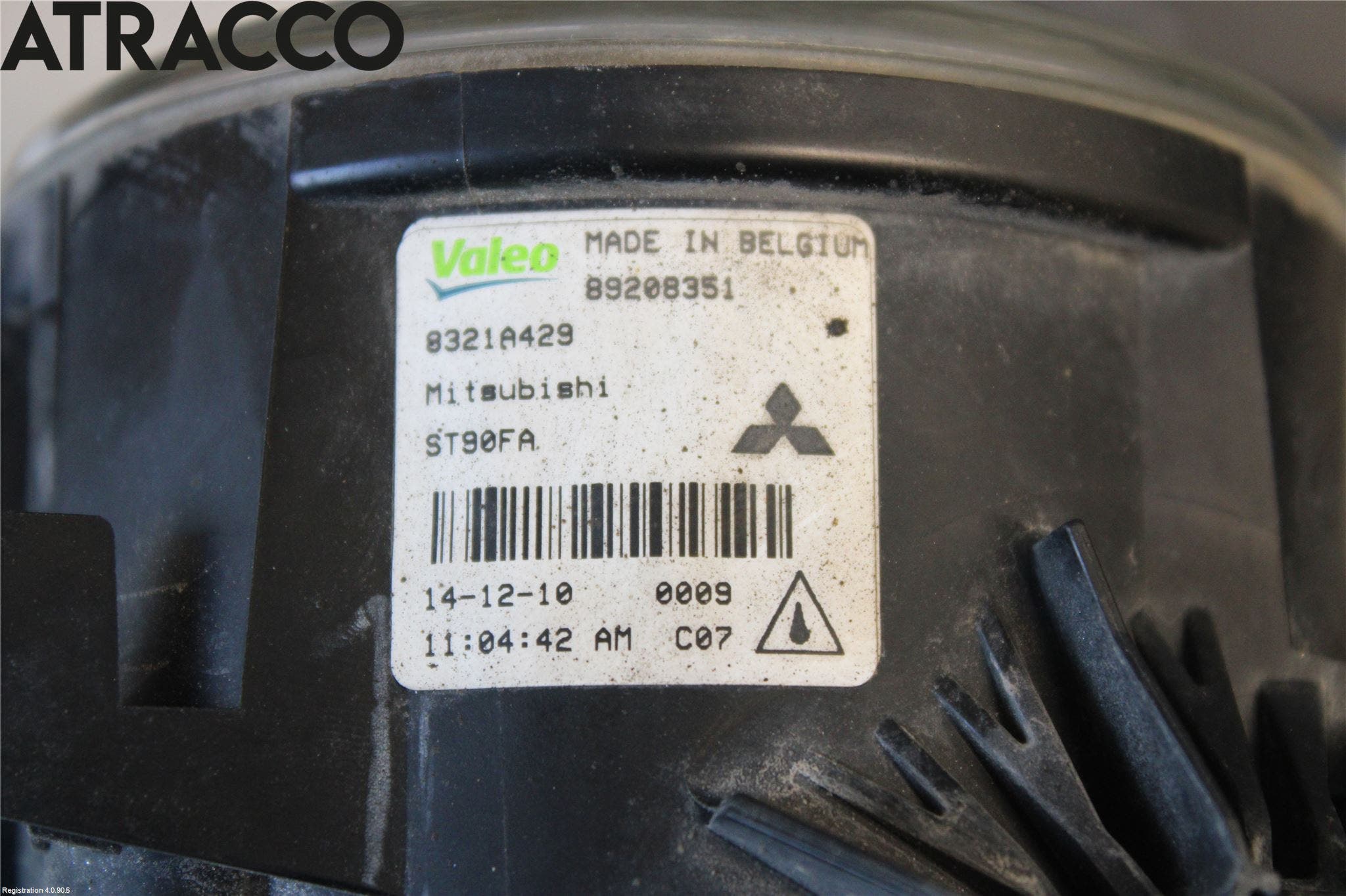 Citroen C-CROSSER Frontlykt-Kurve-Tåkelys