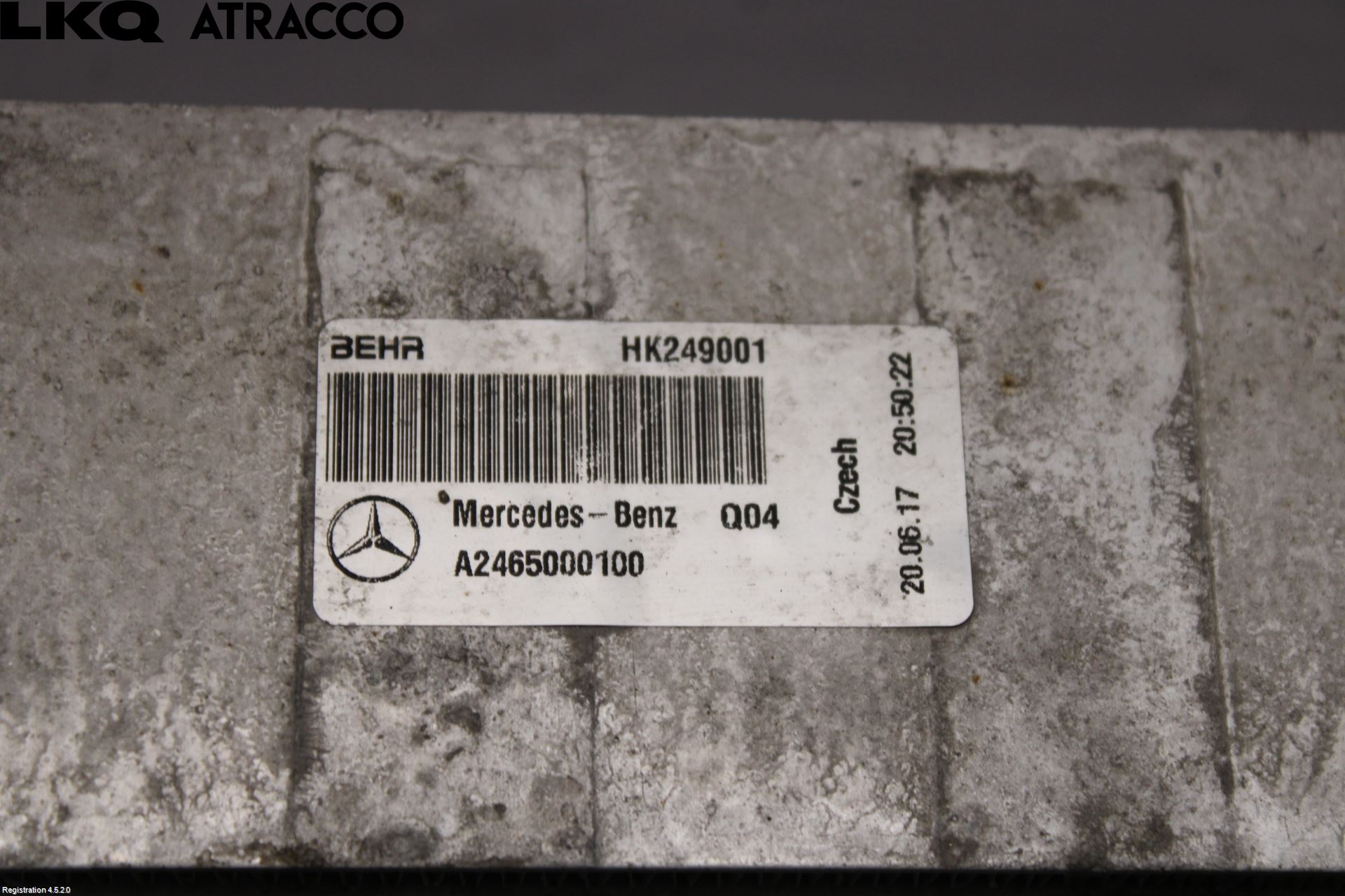 Mercedes-Benz MB CLA-KLASS (C117/X117) 13-19 Intercooler Radiator