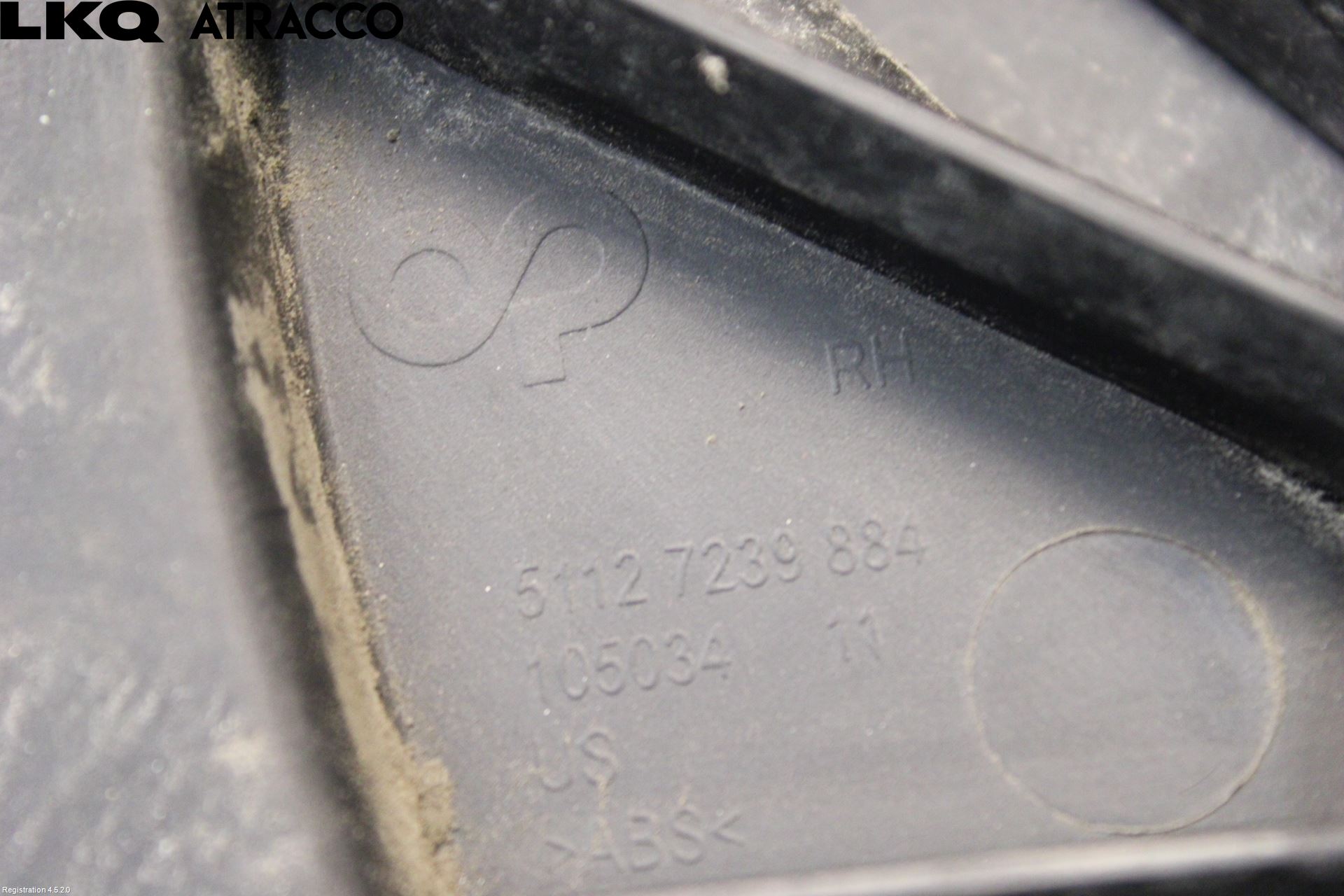 BMW X3 F25 10-17 Støtfangerfeste Bak Høyre