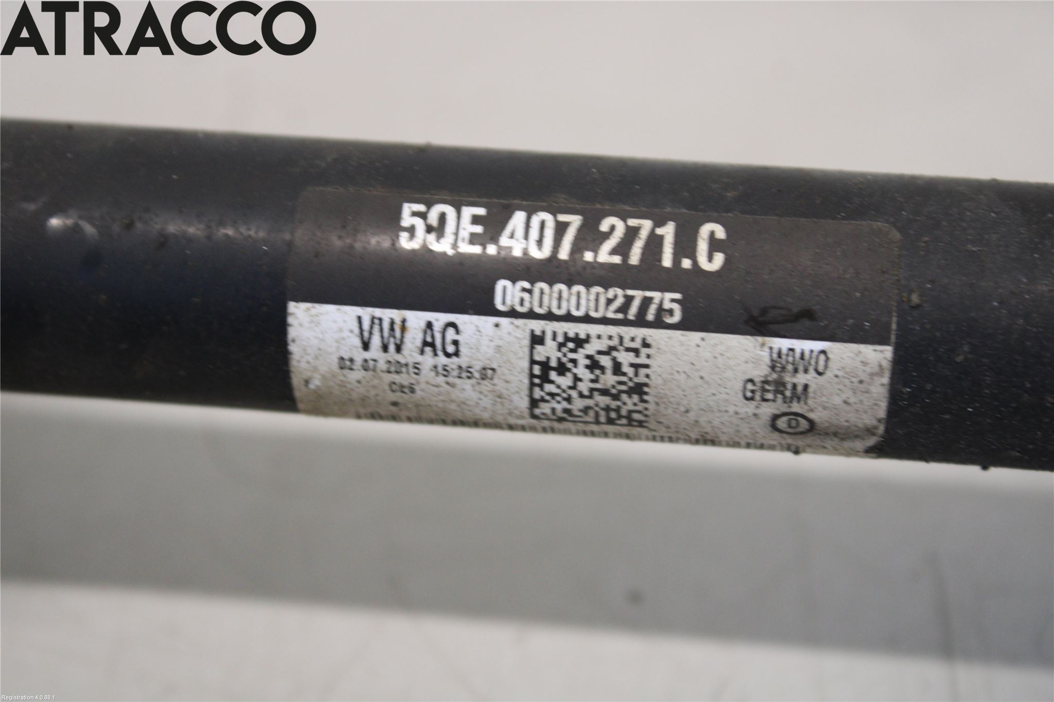 Volkswagen VW GOLF / E-GOLF VII 13-20 Drivaksel Foran Kompl Venstre