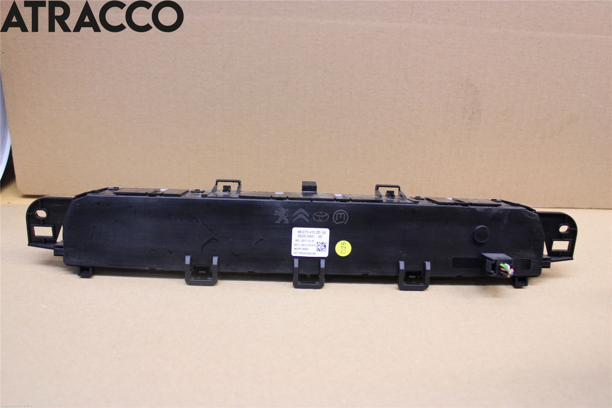 Citroen JUMPY/E-JUMPY 16- Varme Ac Betjening-Display