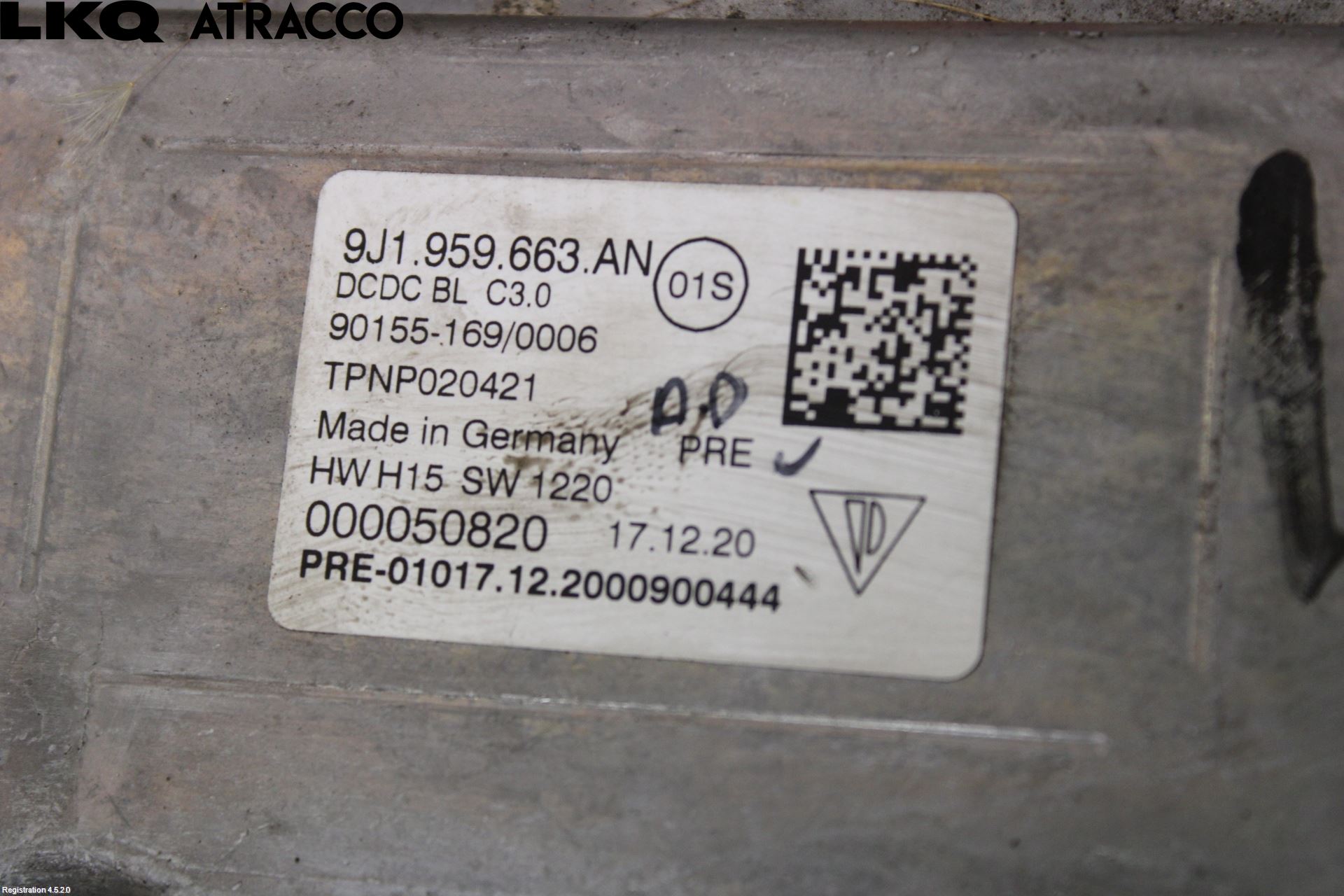 Porsche TAYCAN 20- Dc-Cd Omformer Hybrid