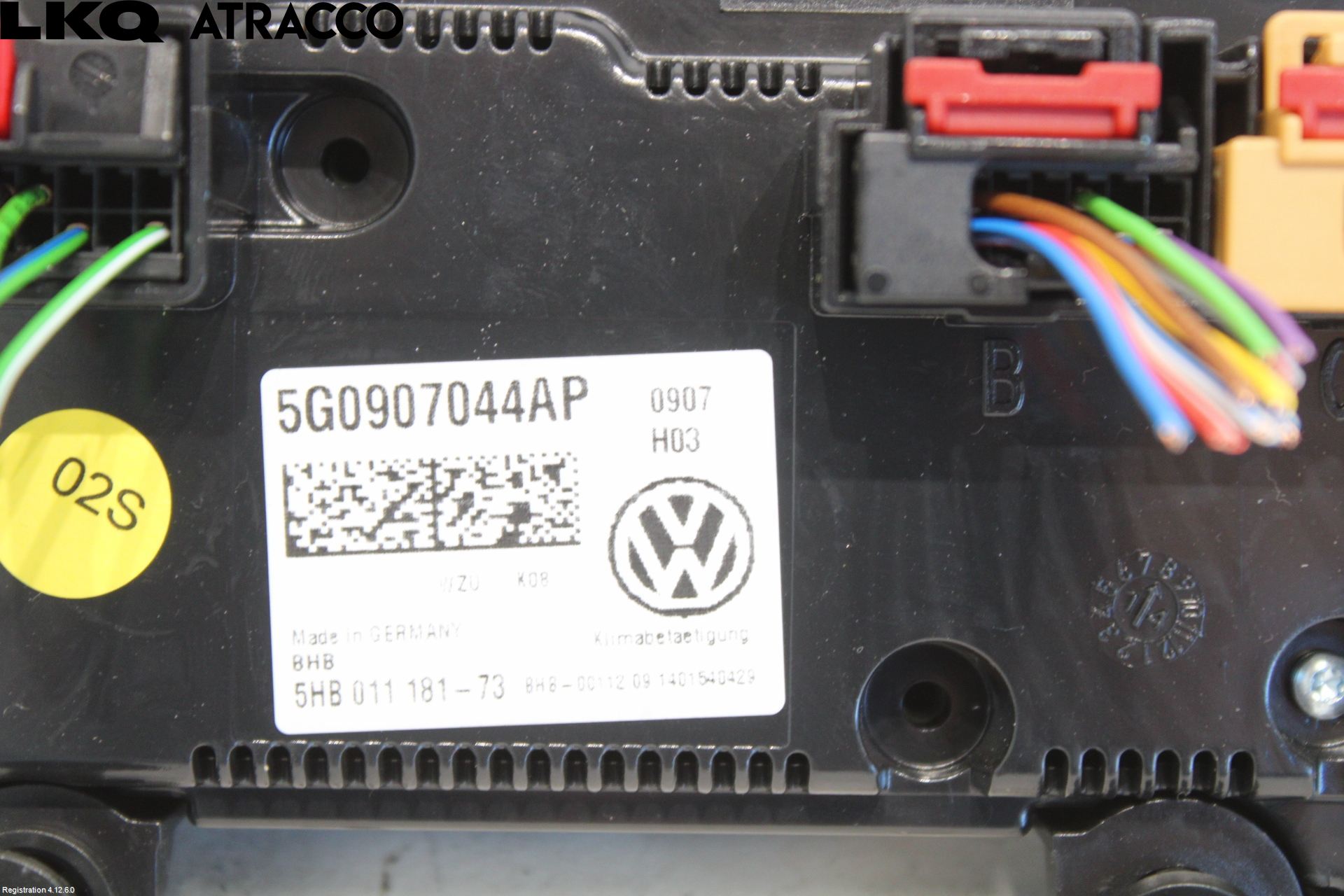 Volkswagen VW GOLF SPORTSVAN 15-20 Varme Ac Betjening-Display