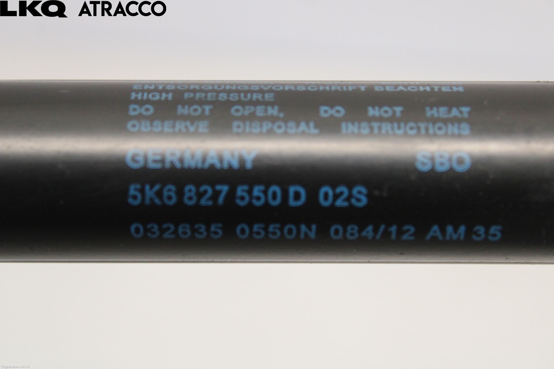 Volkswagen VW GOLF VI 09-13 Bakluke Demper-Gassfjær