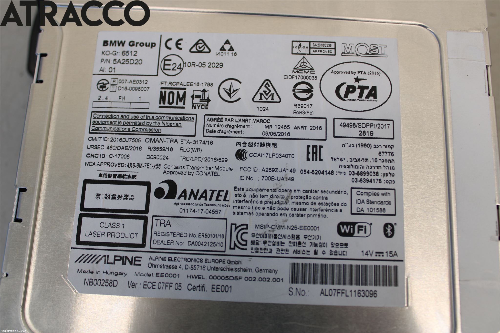 Mini COUNTRYMAN F60 17-23 Stereo Radio