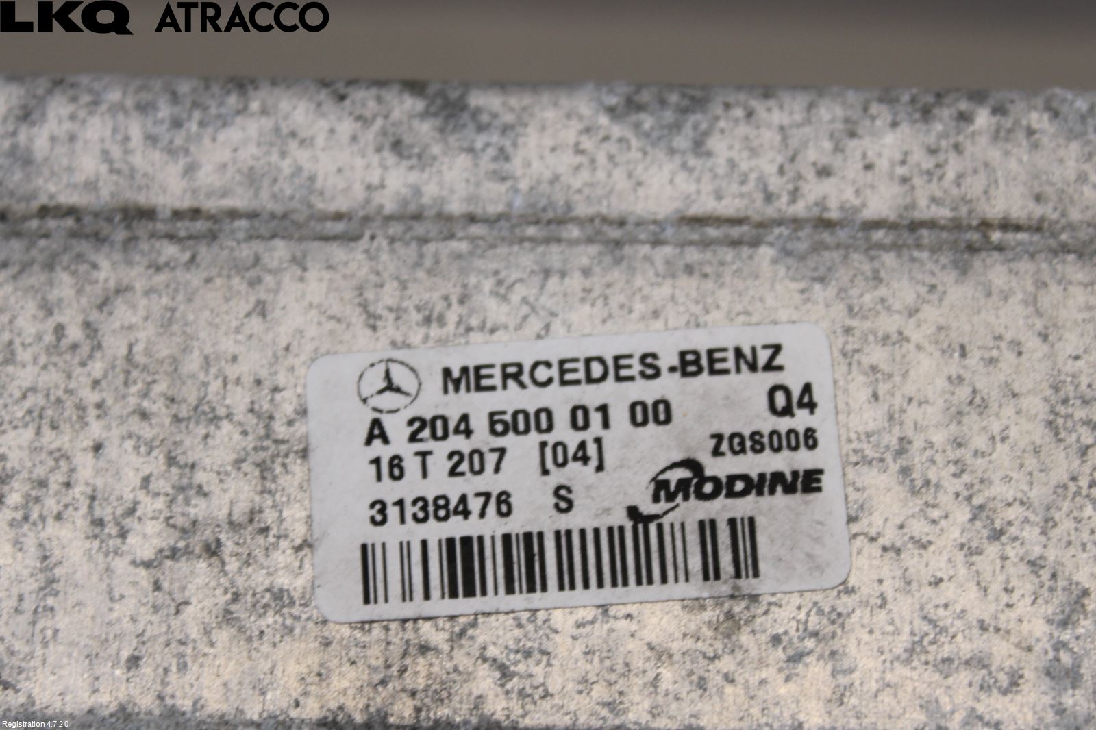 Mercedes-Benz MB C-KLASS (W204) 07-15 Intercooler Radiator