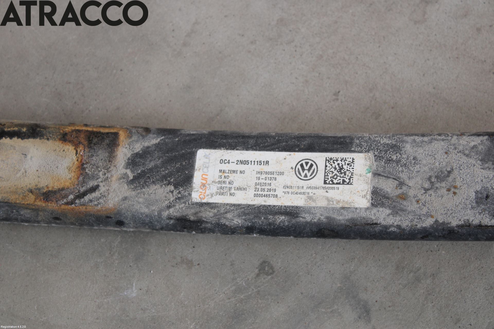 Volkswagen VW CRAFTER II / E-CRAFTER 17- Fjær Bak Blad