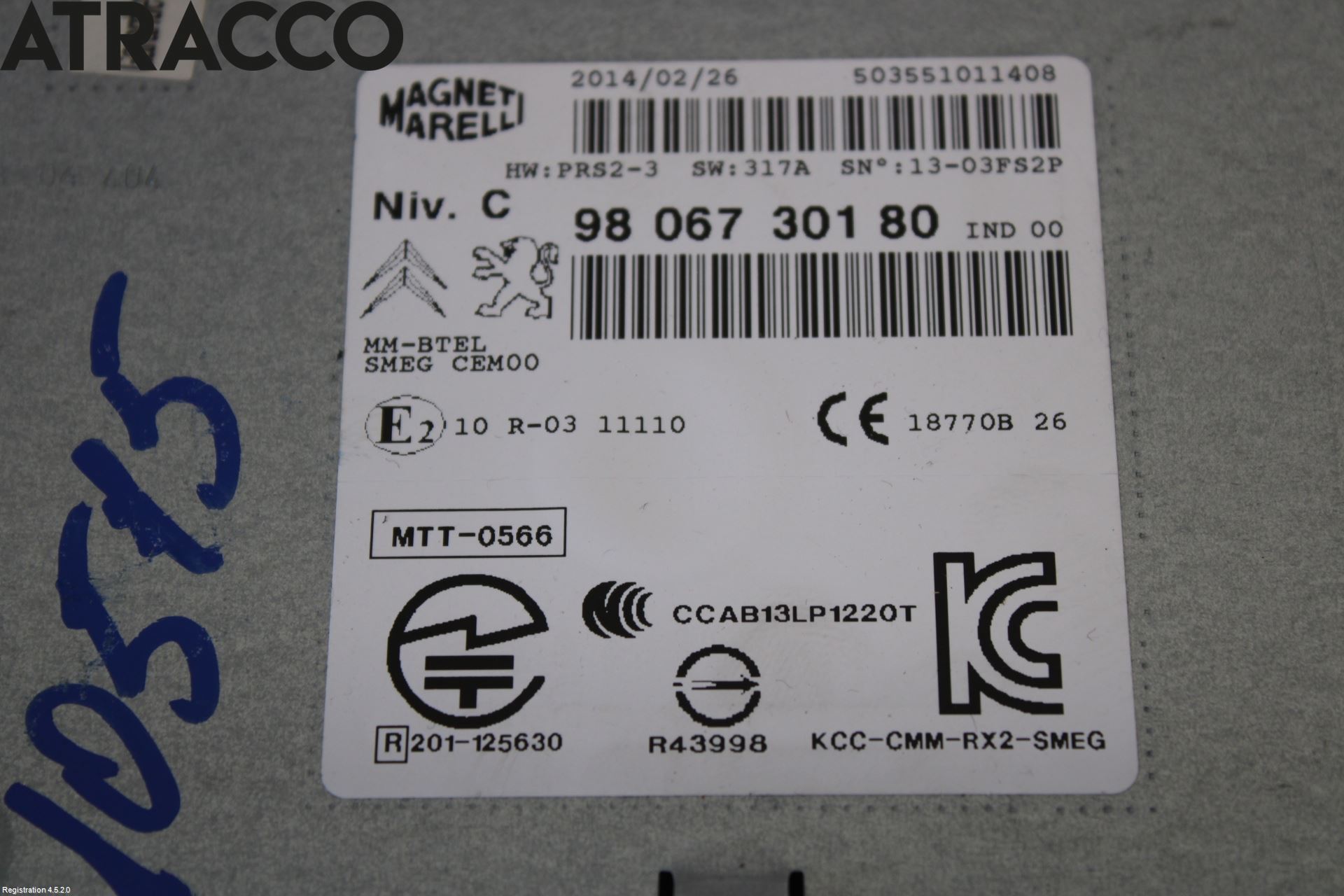 Peugeot 208 12-15 Stereo Forsterker