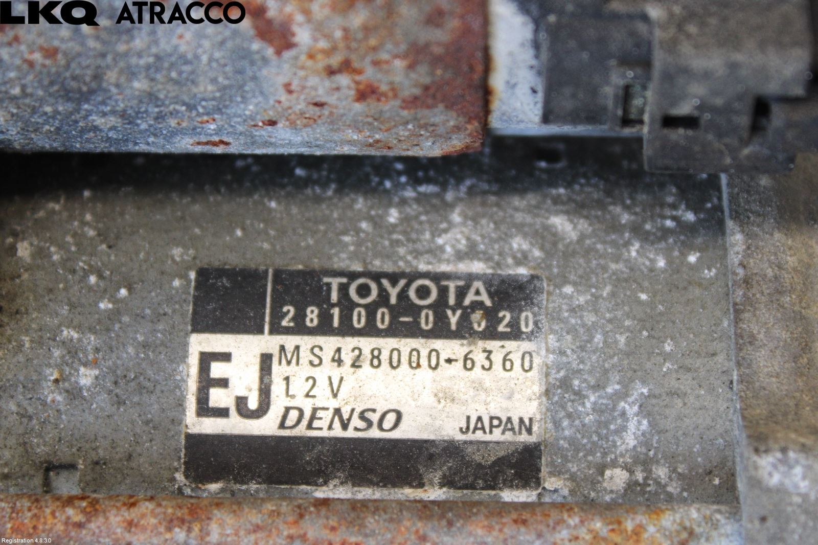 Toyota AURIS 10-12 Startmotor