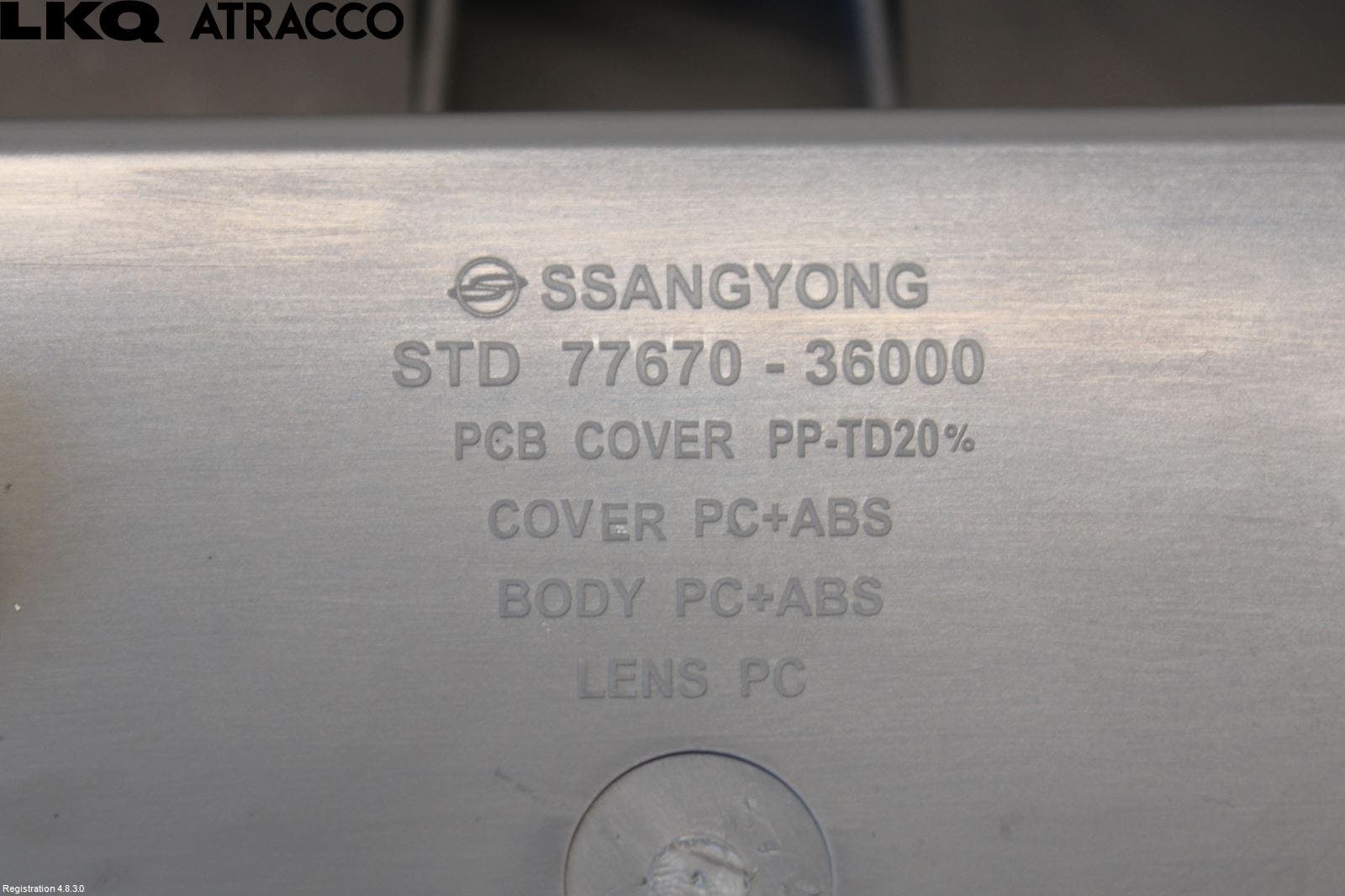 SsangYong SSANG YONG MUSSO Innr Taklys