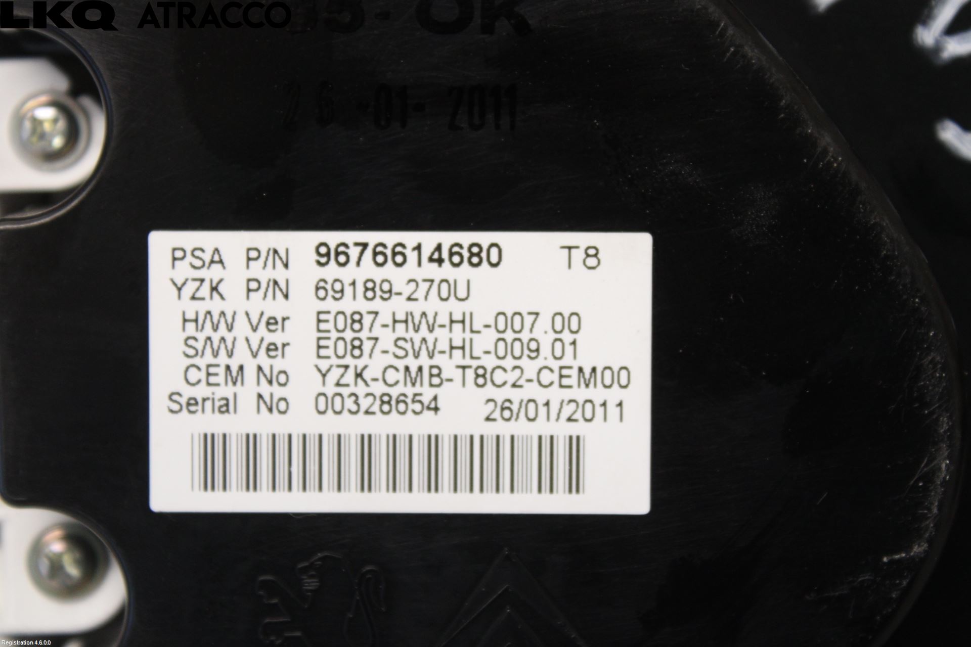 Peugeot 5008 10-16 Instr Kombinert