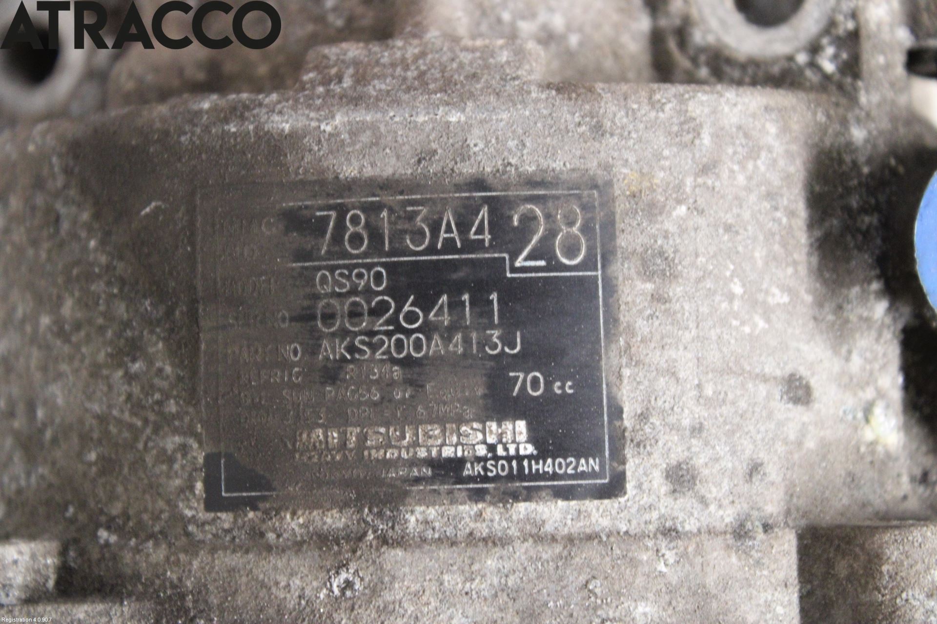 Mitsubishi ASX 10-22 Varme Ac Kompressor