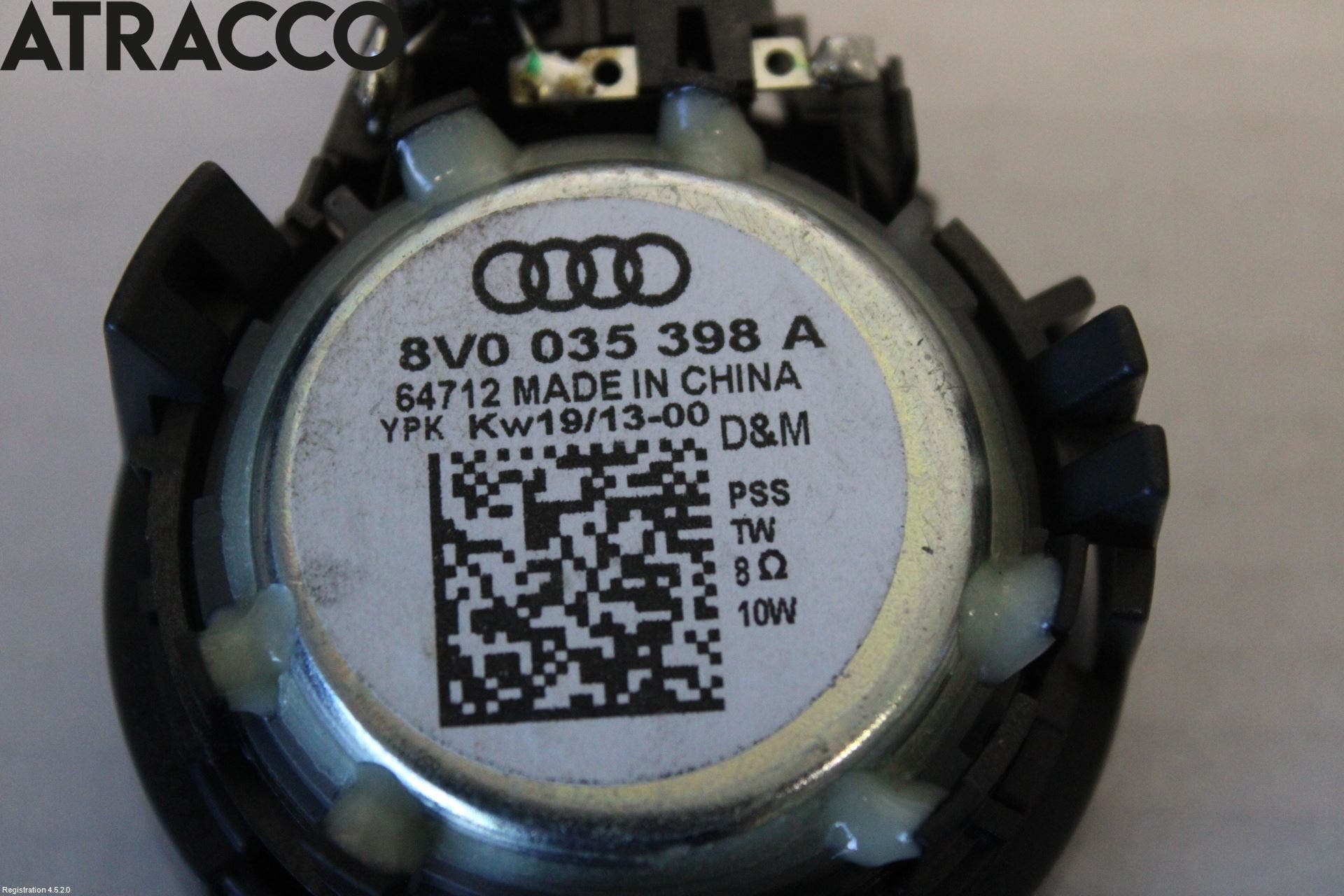 Audi A3/S3 05-13 Innr Høyttaler