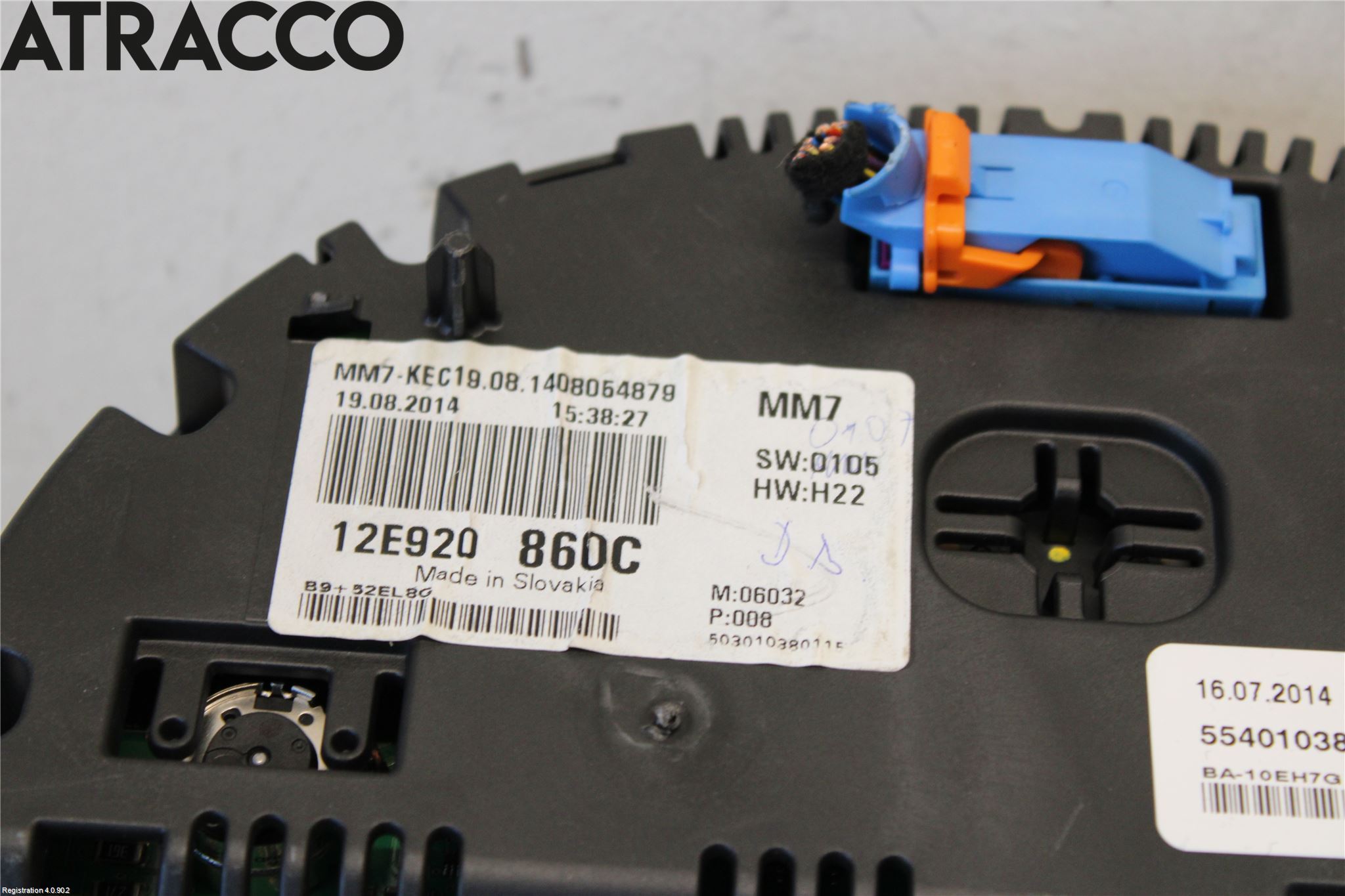 Volkswagen VW UP! / E-UP! Instr Kombinert