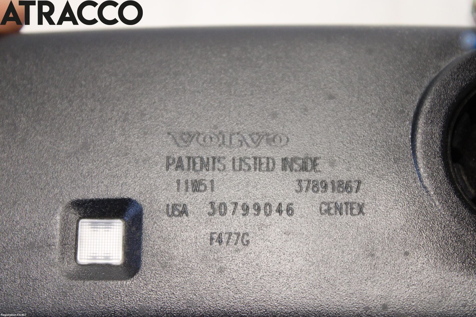 Volvo V70 08-13 Speil Innvendig El