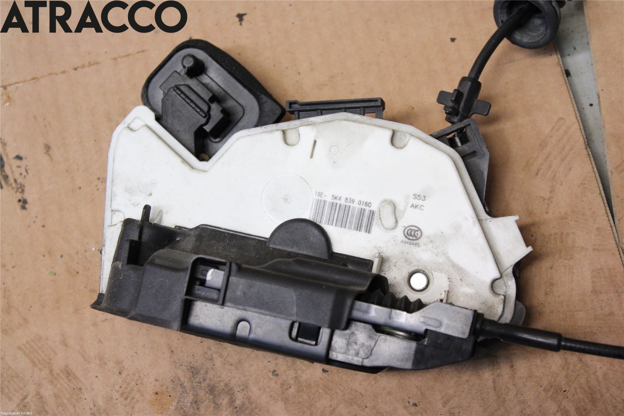 Volkswagen VW GOLF / E-GOLF VII 13-20 Dørlås - Låsekasse