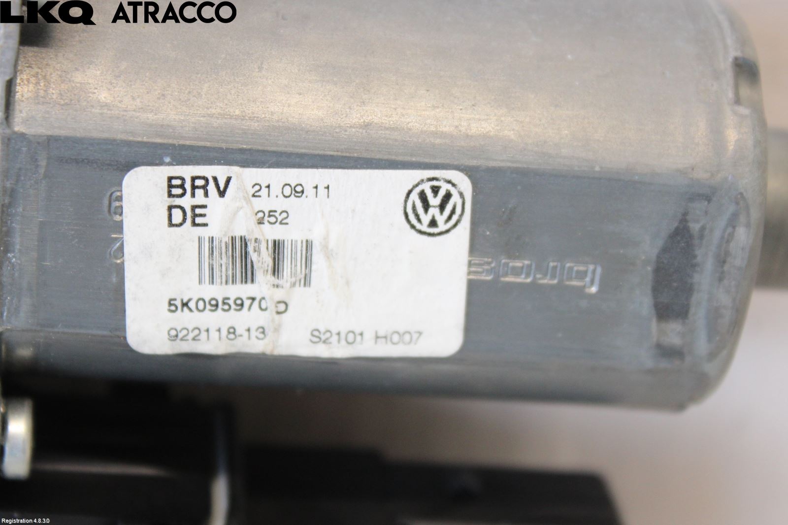 Volkswagen VW GOLF VI 09-13 Vindusheismotor