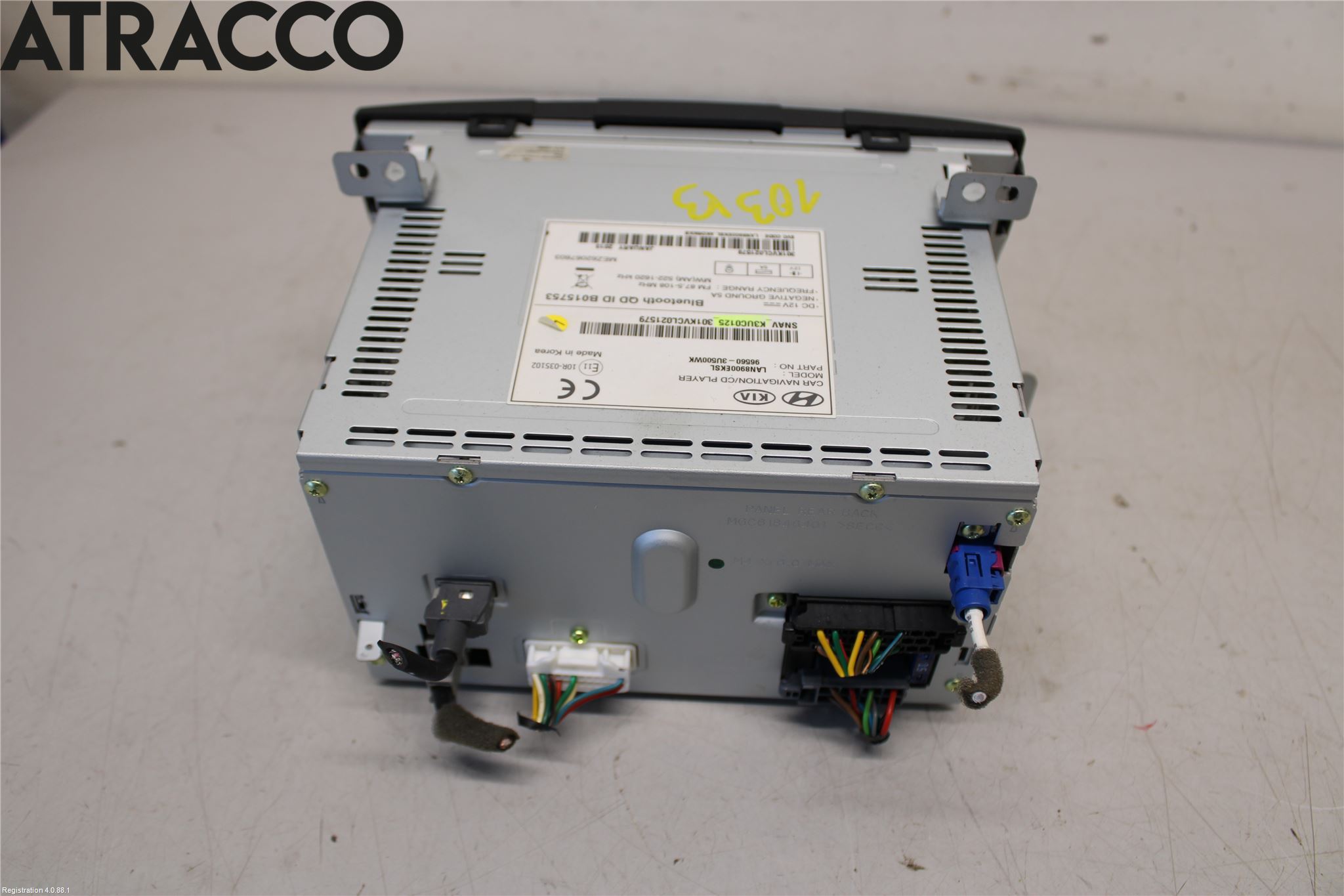 Kia SPORTAGE (SL) 11-15 Stereo Radio Med Cd