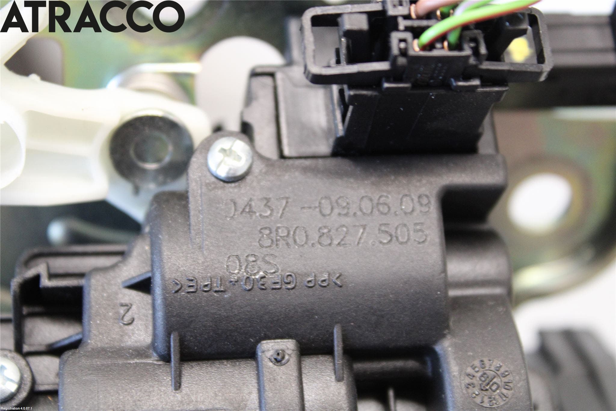 Audi Q5 09-16 Bakluke-Lokk Låsekasse