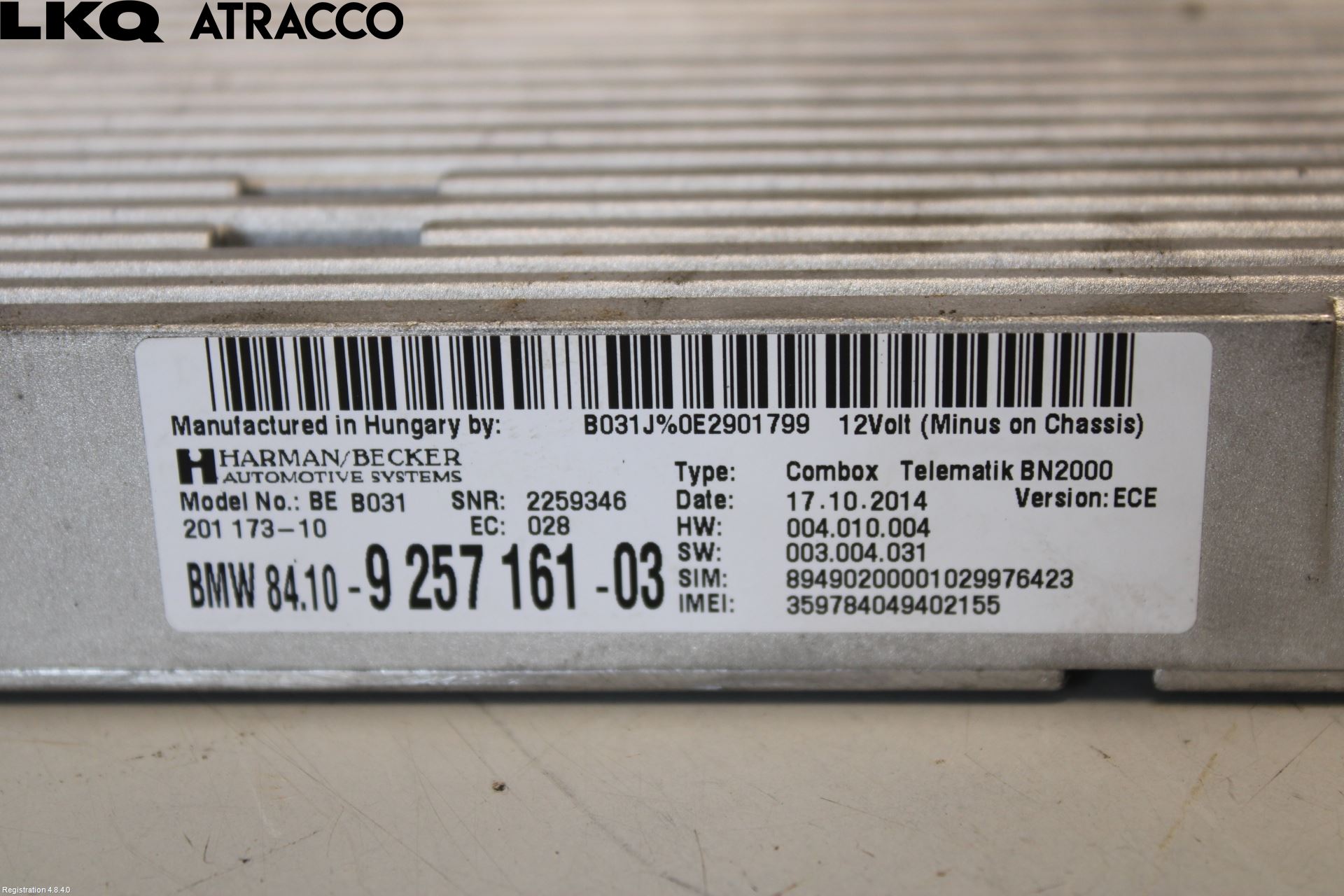 BMW X1 E84 10-15 Styreenhet Øvrig