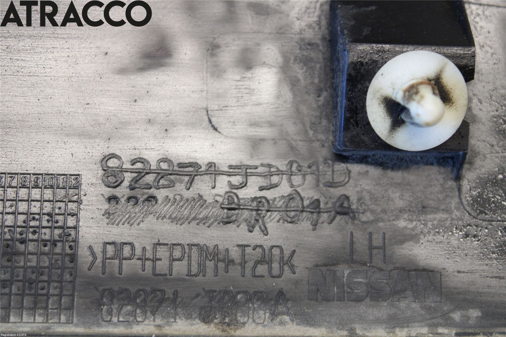 Nissan QASHQAI 10-14 Dør Dekorlist Vb