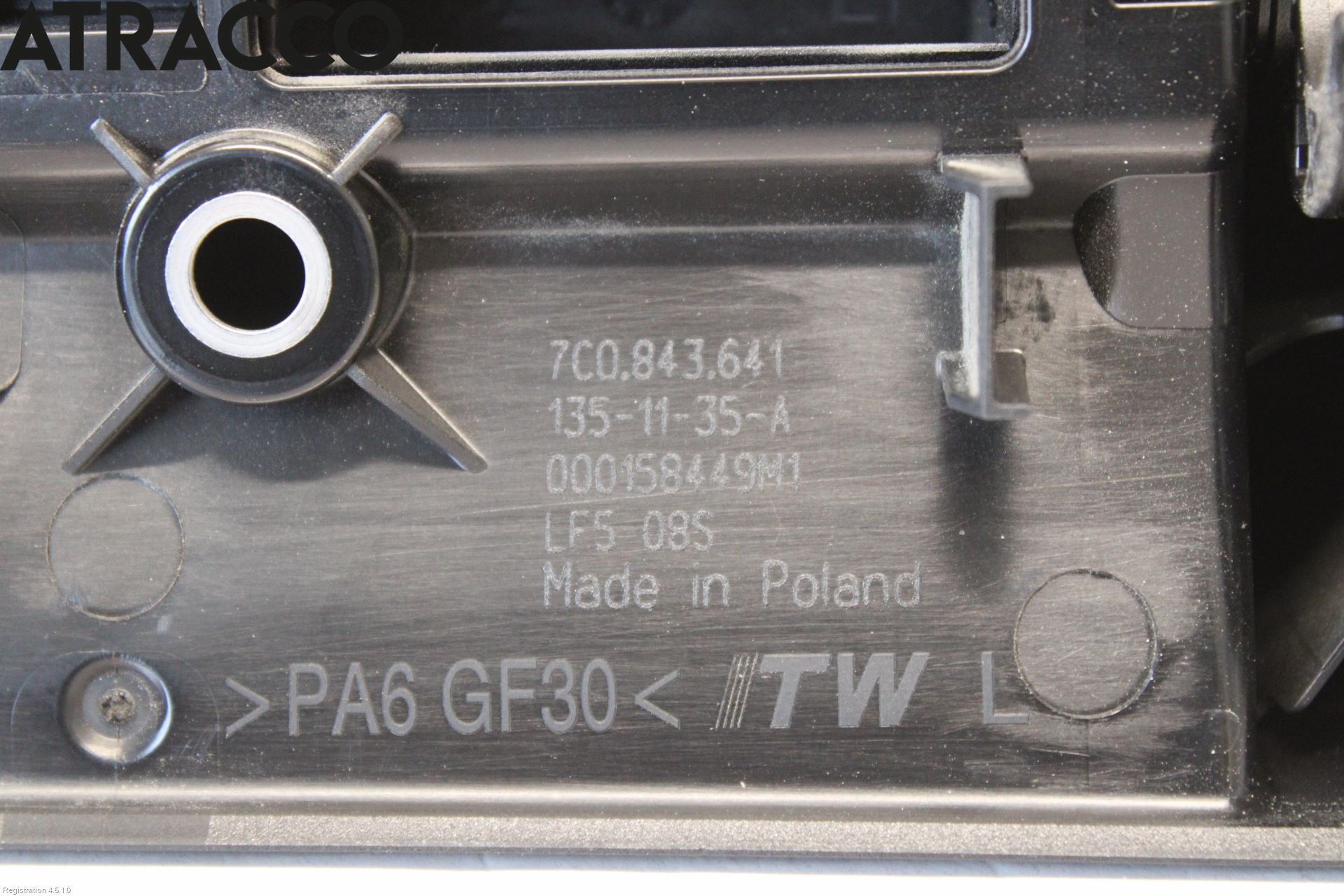 Volkswagen VW CRAFTER II / E-CRAFTER 17- Innr Dørhandtak V Indre