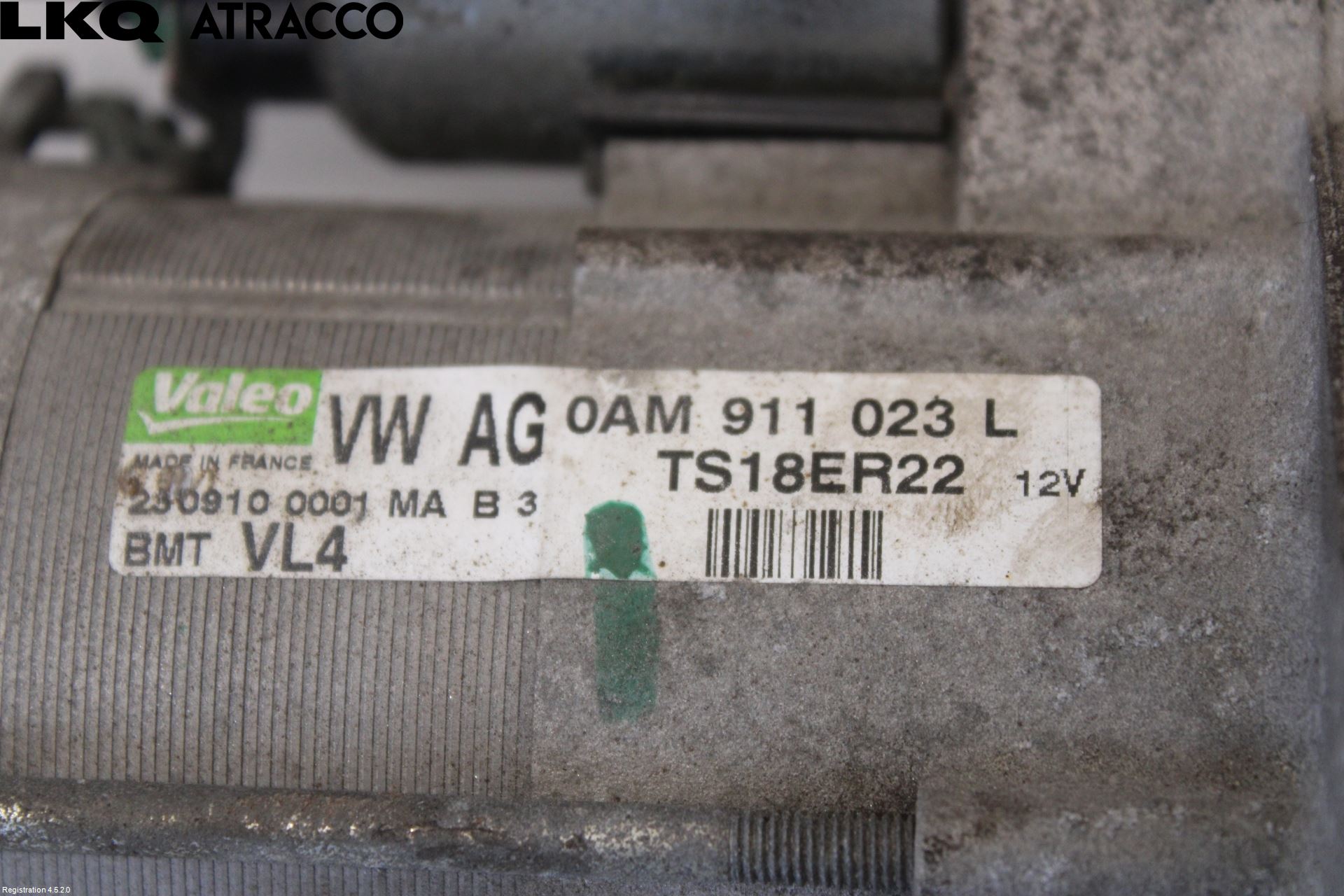 Volkswagen VW POLO 10-17 Startmotor Diesel