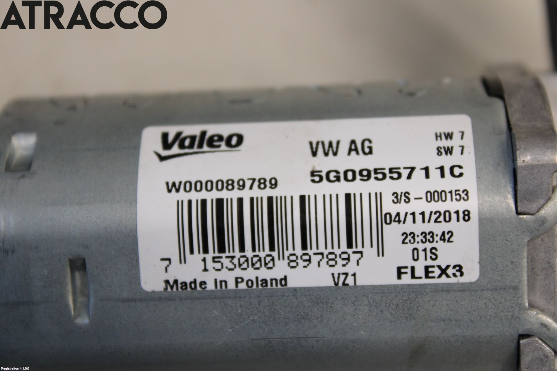 Volkswagen VW UP! / E-UP! Viskermotor Bakluke