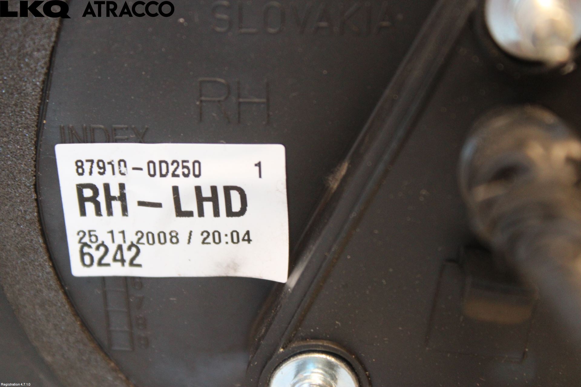 Toyota YARIS XP90 06-11 Speil H M-El Justering