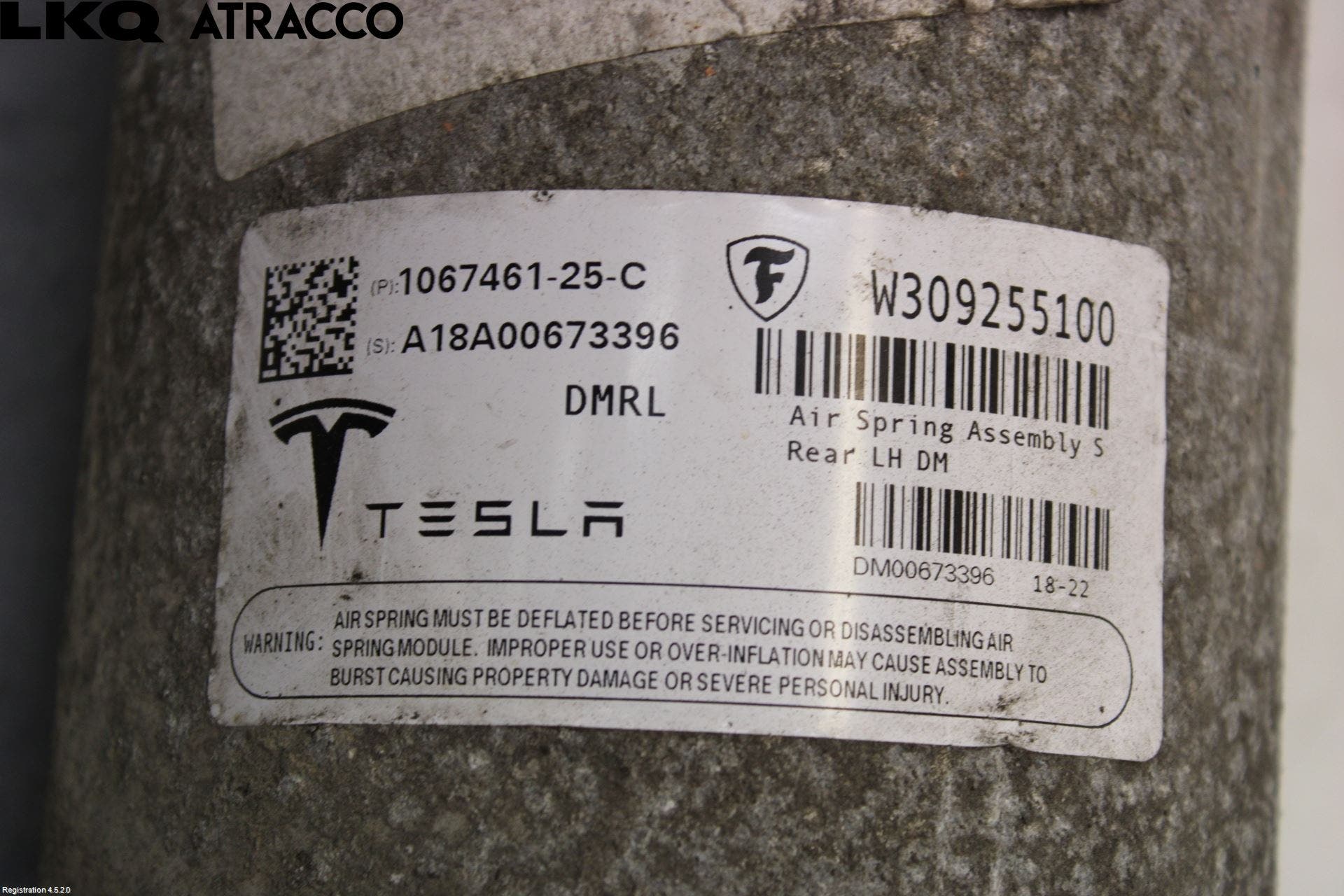 Tesla MODEL S 13- Fjærbein Bak Venstre