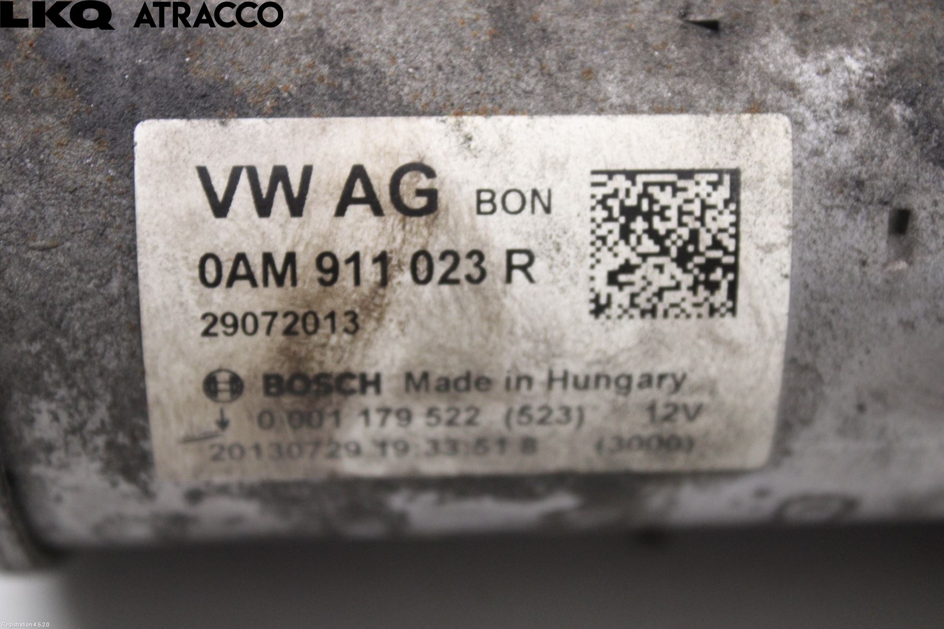 Volkswagen VW GOLF / E-GOLF VII 13-20 Startmotor