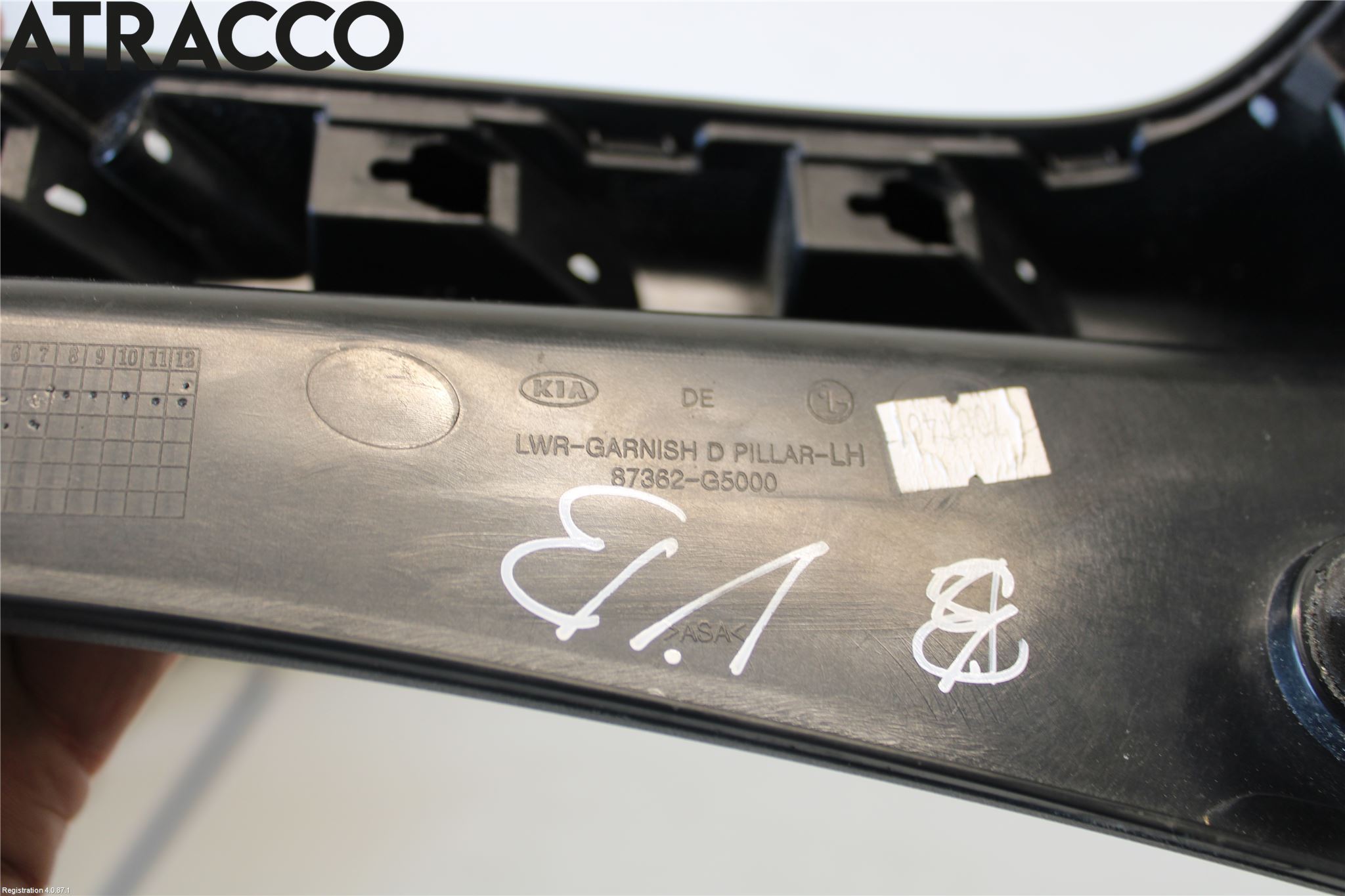 Kia NIRO (DE) 17-22 Bakrute Dekorlist