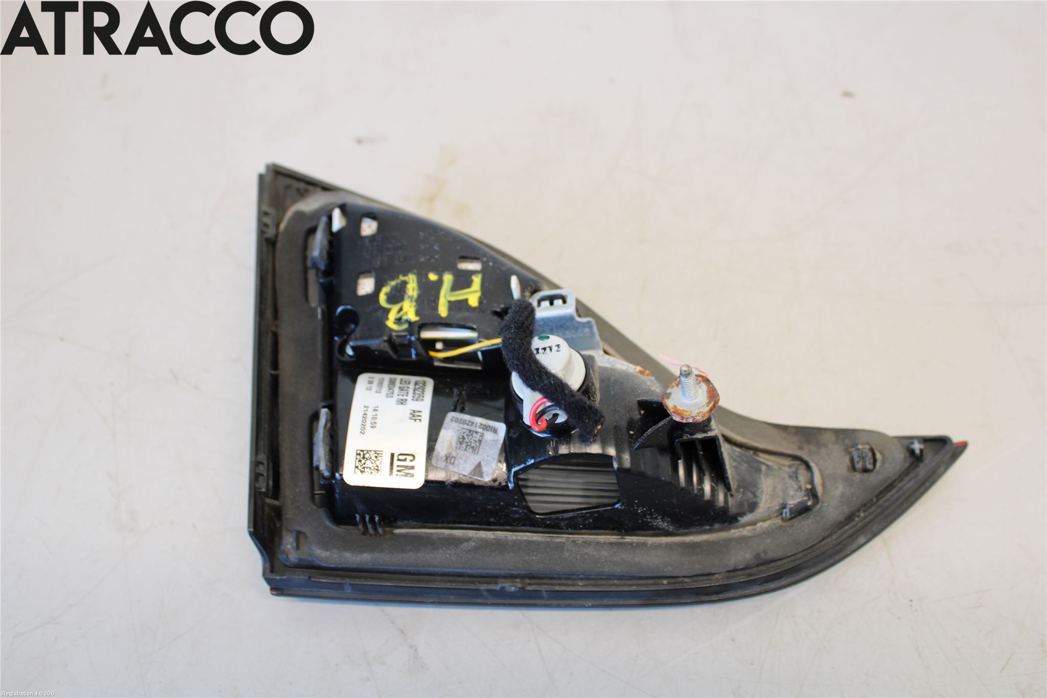 Opel ZAFIRA C 12-19 Baklykt Høyre  På Luke(Indre)