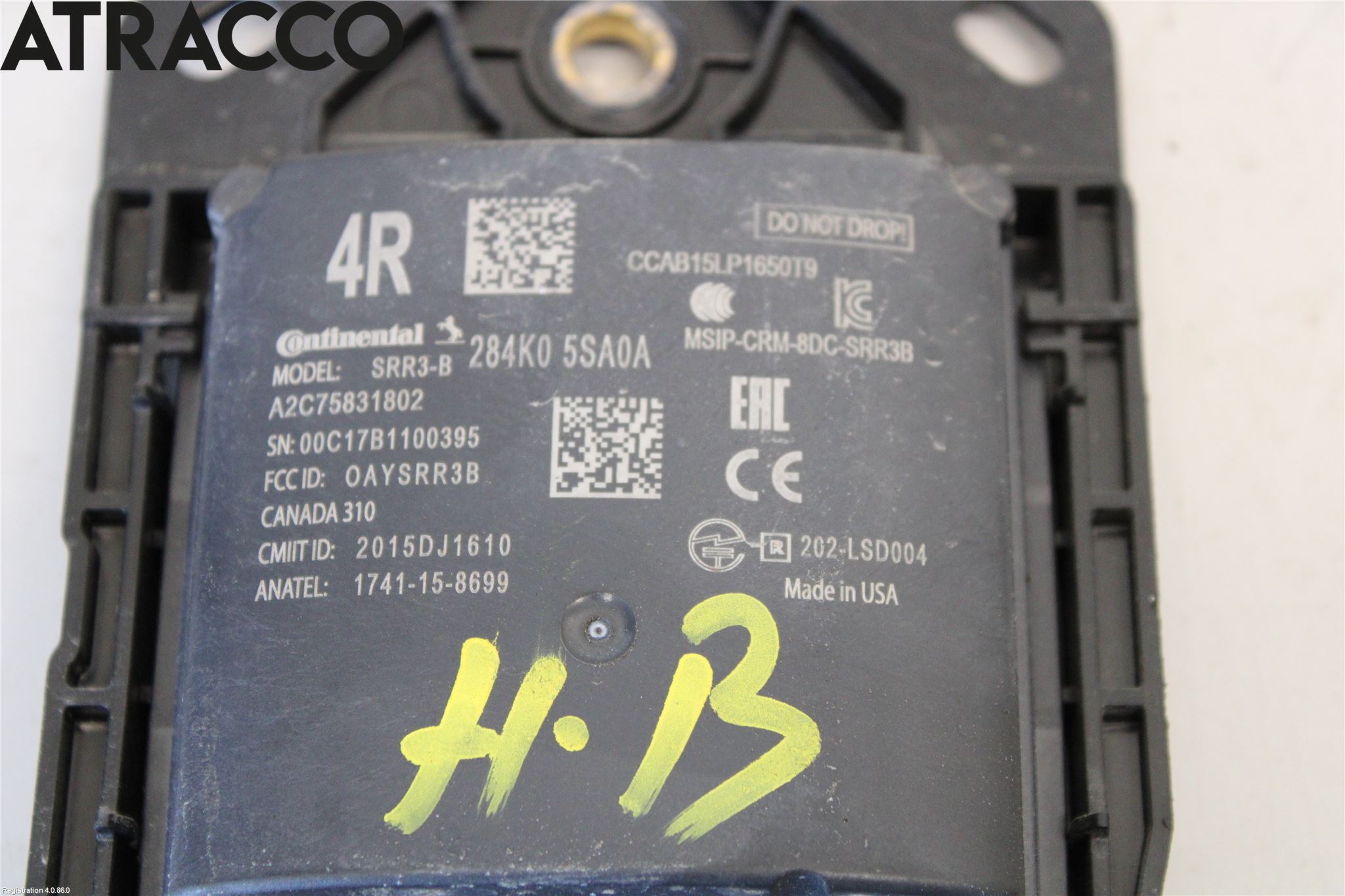 Nissan LEAF 18- Sensor Kollisjonsbeskyttelse