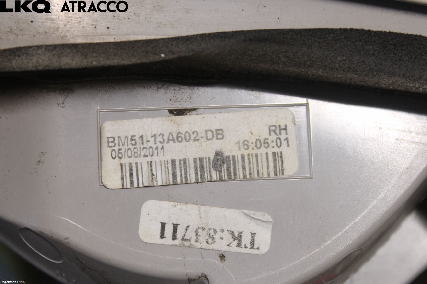 Ford FOCUS 11-14 Baklykt Høyre  På Luke(Indre)