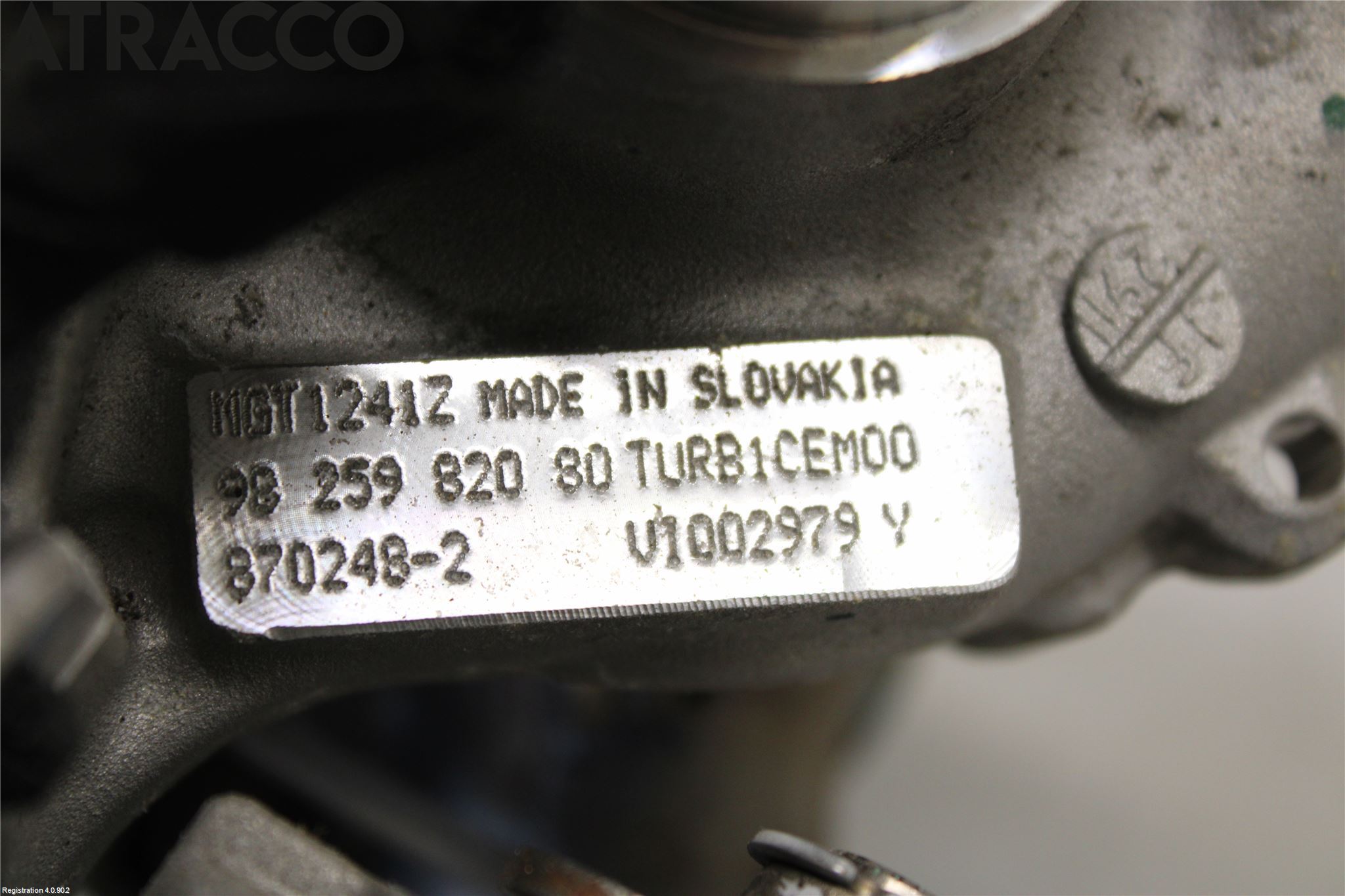 Citroen C4 CACTUS 14-20 Turboaggregat