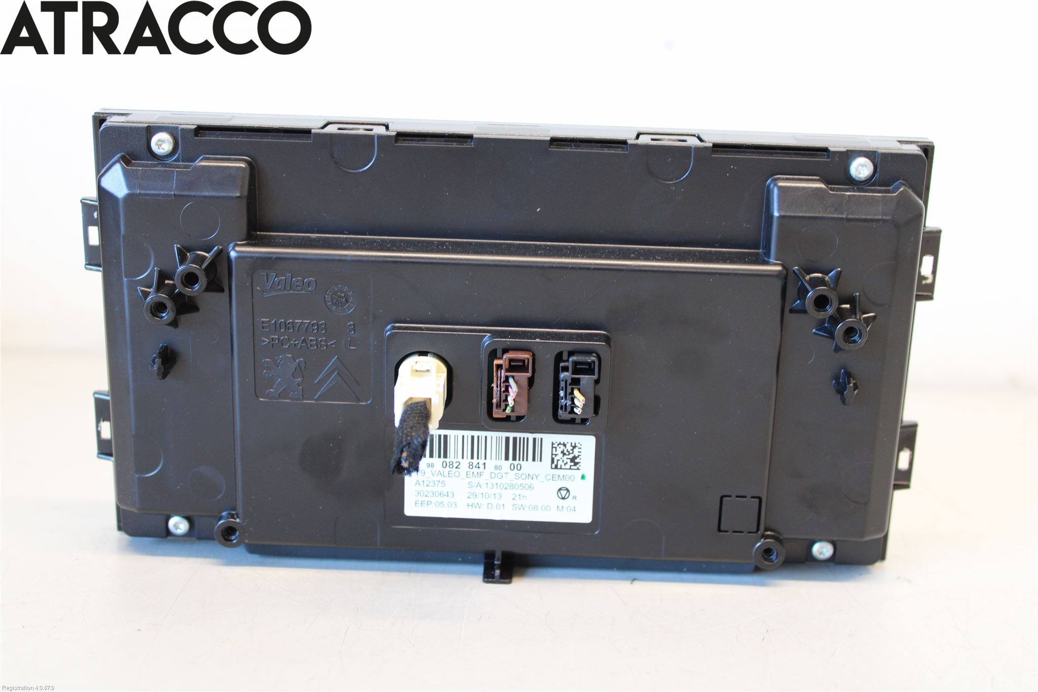 Peugeot 308 14-21 Multifunktionsdisplay