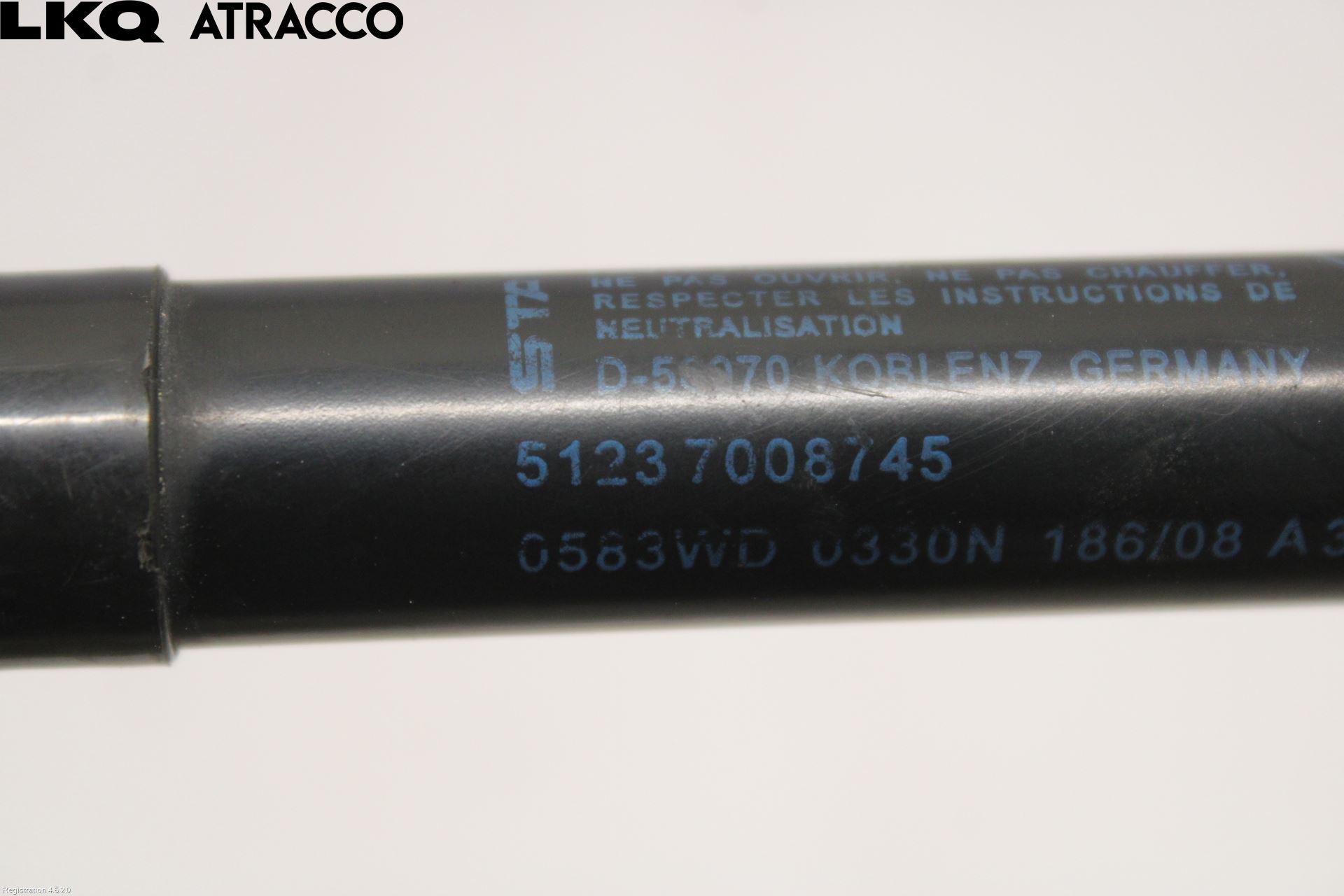 BMW 5 E60/61 Sed/Tou 02-10 Panser Demper-Gassfjær