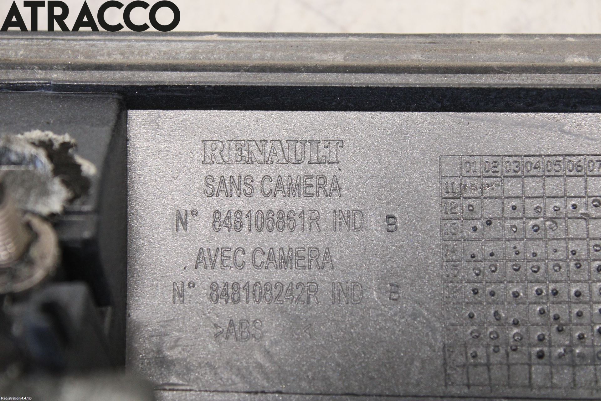 Renault ZOE/E-TECH 13- List Bak-Bakluke