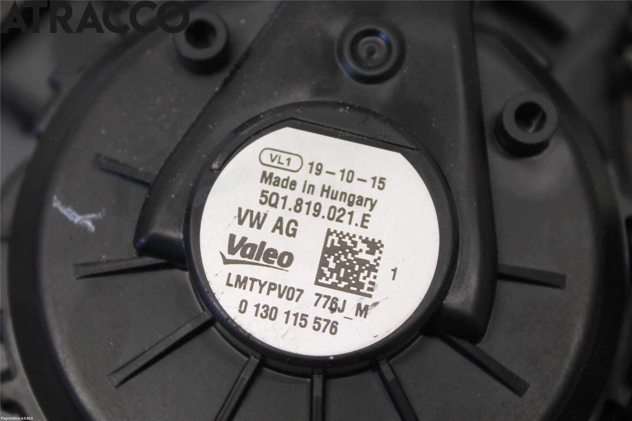 Volkswagen VW GOLF / E-GOLF VII 13-20 Varme Ac Varmeapparatvifte