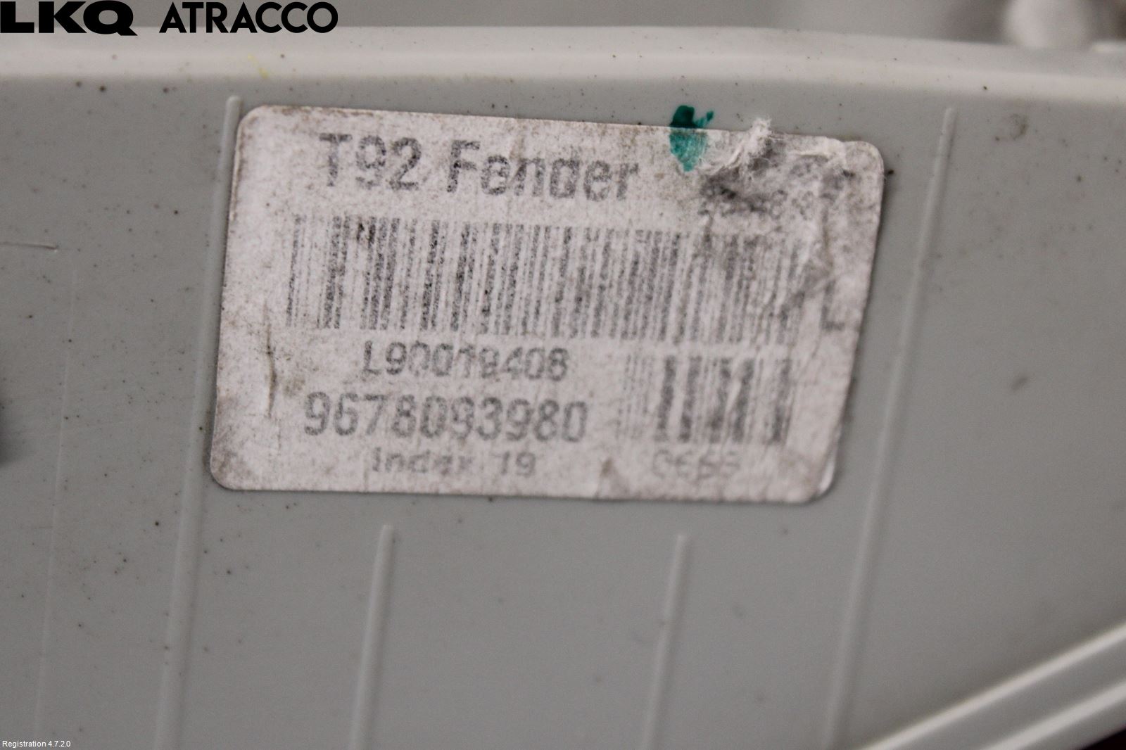 Peugeot 308 14-21 Baklykt Venstre