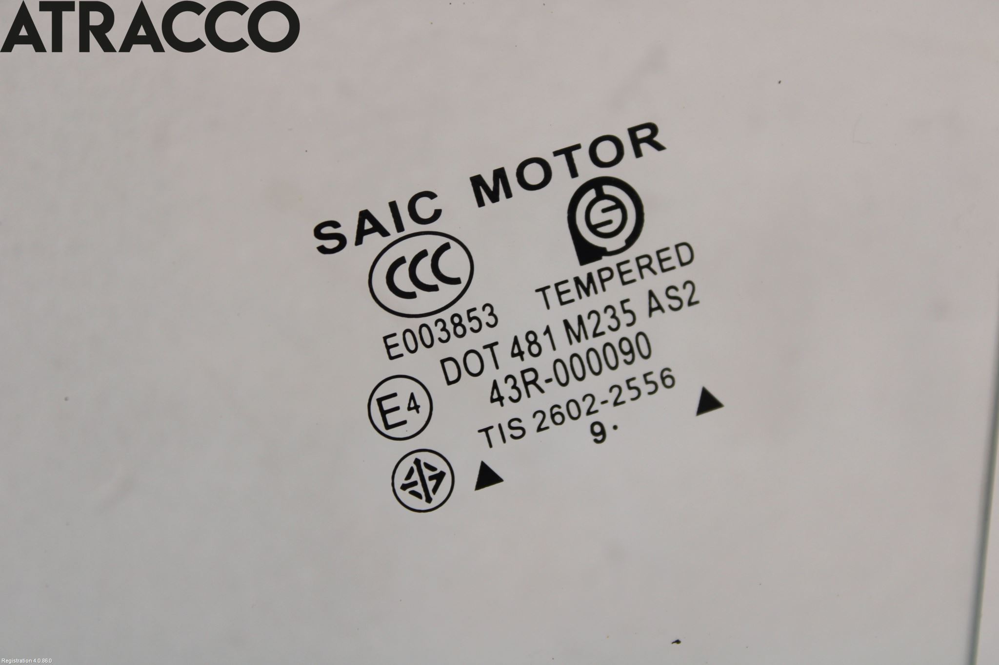 MG ZS EV 20- Dørrute Bak Venstre 4Dørs
