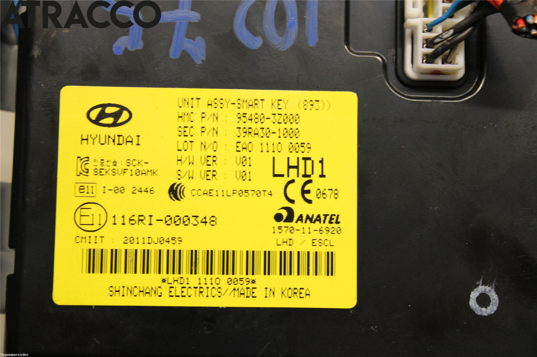 Hyundai i40 08-15 Styrenhet Nyckellös System