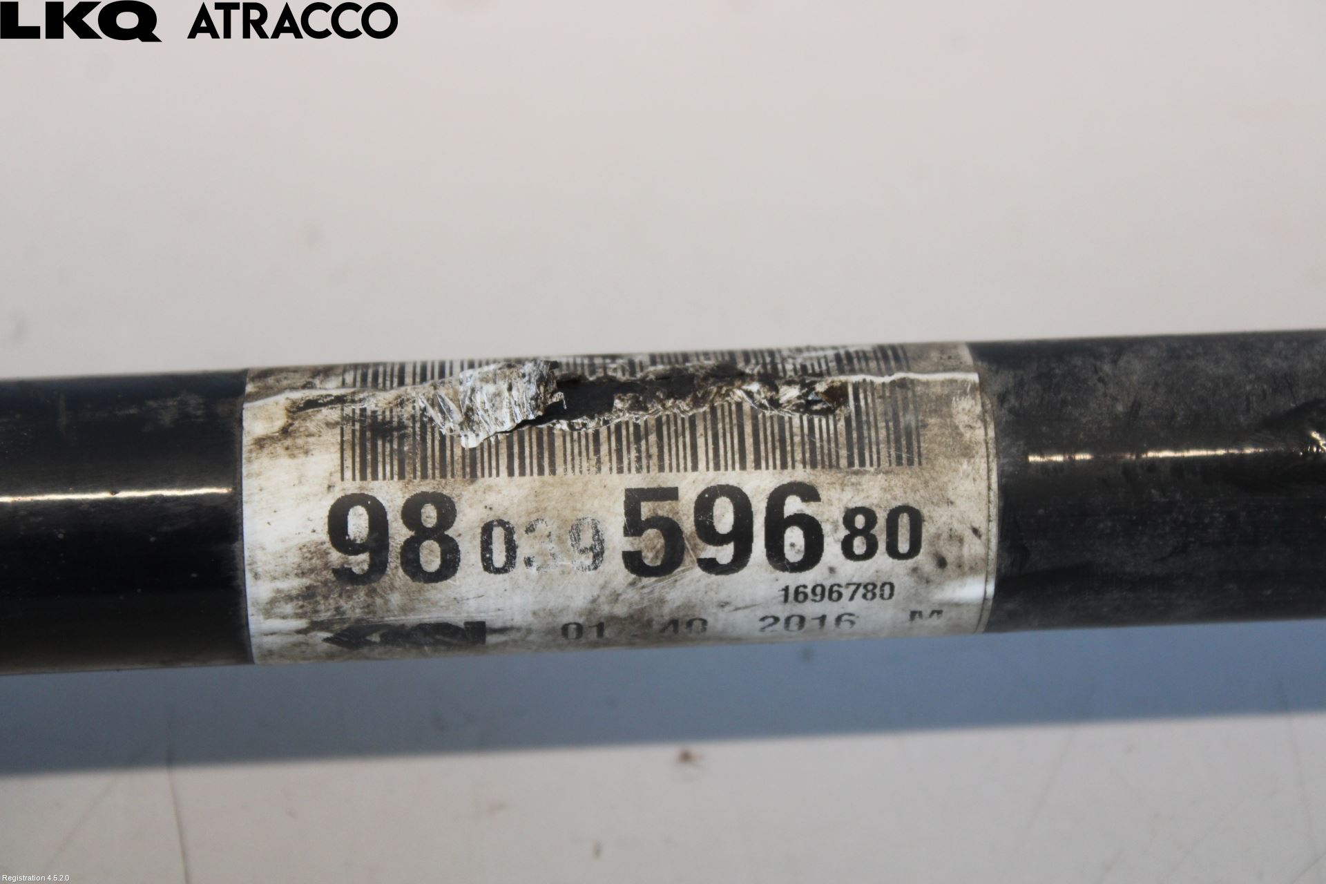 Peugeot 208 12-15 Drivaksel Foran Kompl Høyre