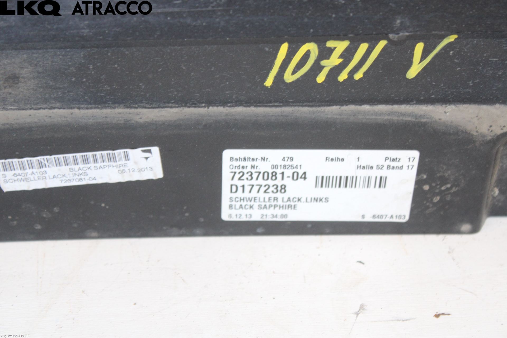 BMW 5 F10/F11/F18 09-17 Kanalskjørt Venstre