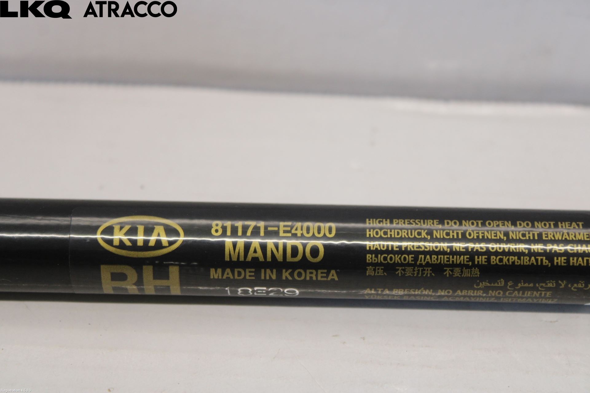 Kia SOUL 09- Panser Demper-Gassfjær