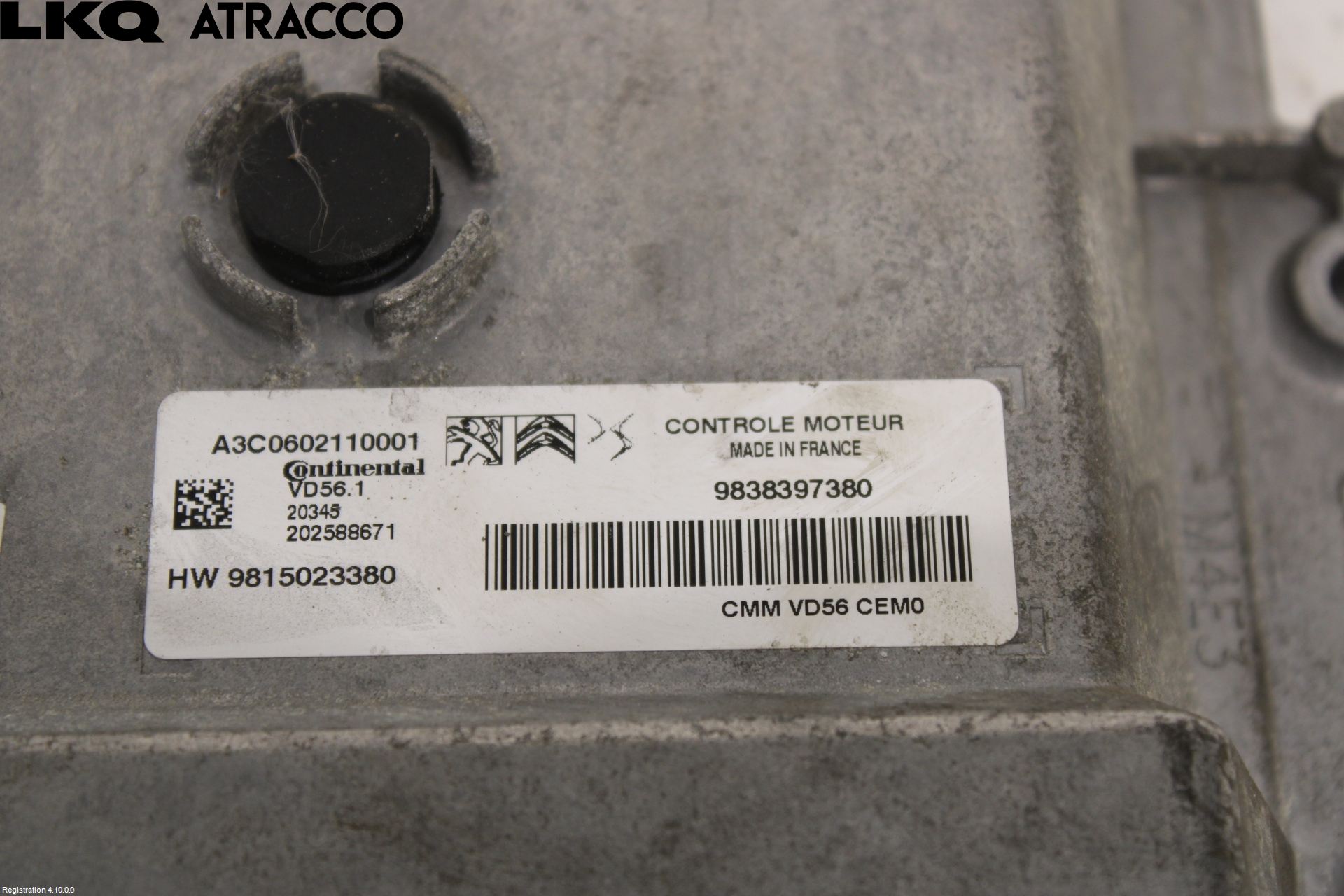 Peugeot 208/E-208 20- Styreenhet Innsprøytning