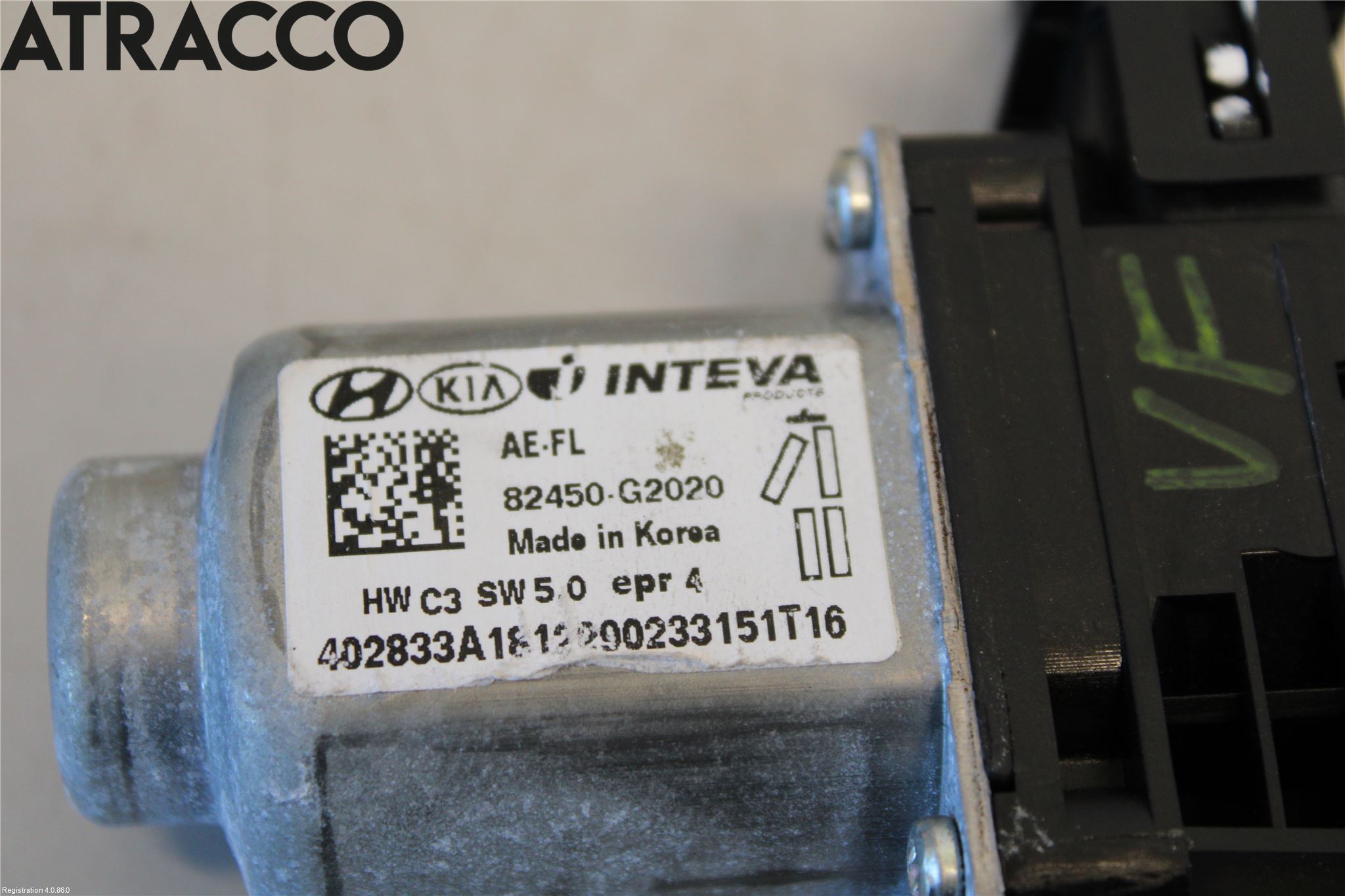 Hyundai IONIQ AE 17-22 Vindusheismotor