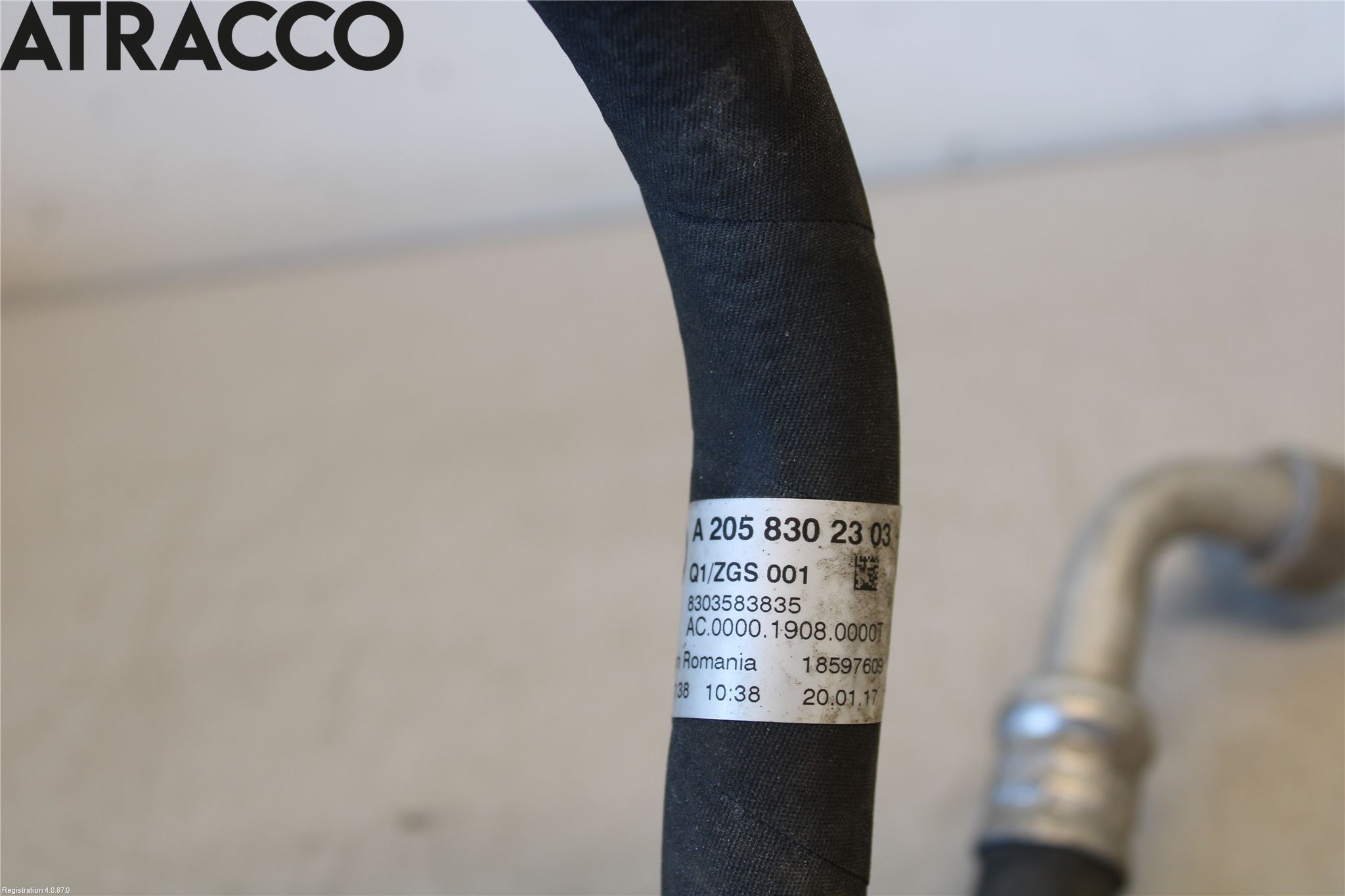 Mercedes-Benz MB C-KLASS (W205) 14-21 Varme Ac Slange - Rør