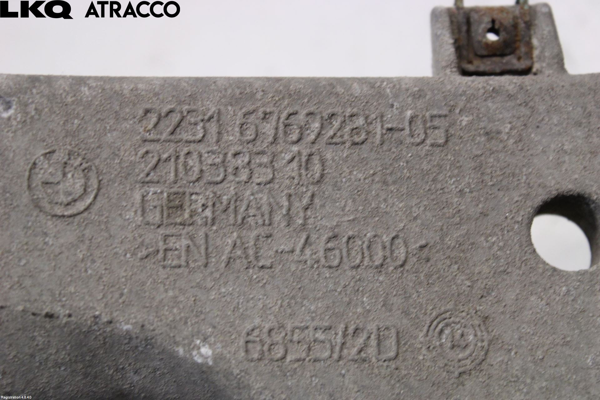 BMW X1 E84 10-15 Gearkasse Feste Stål-Alu